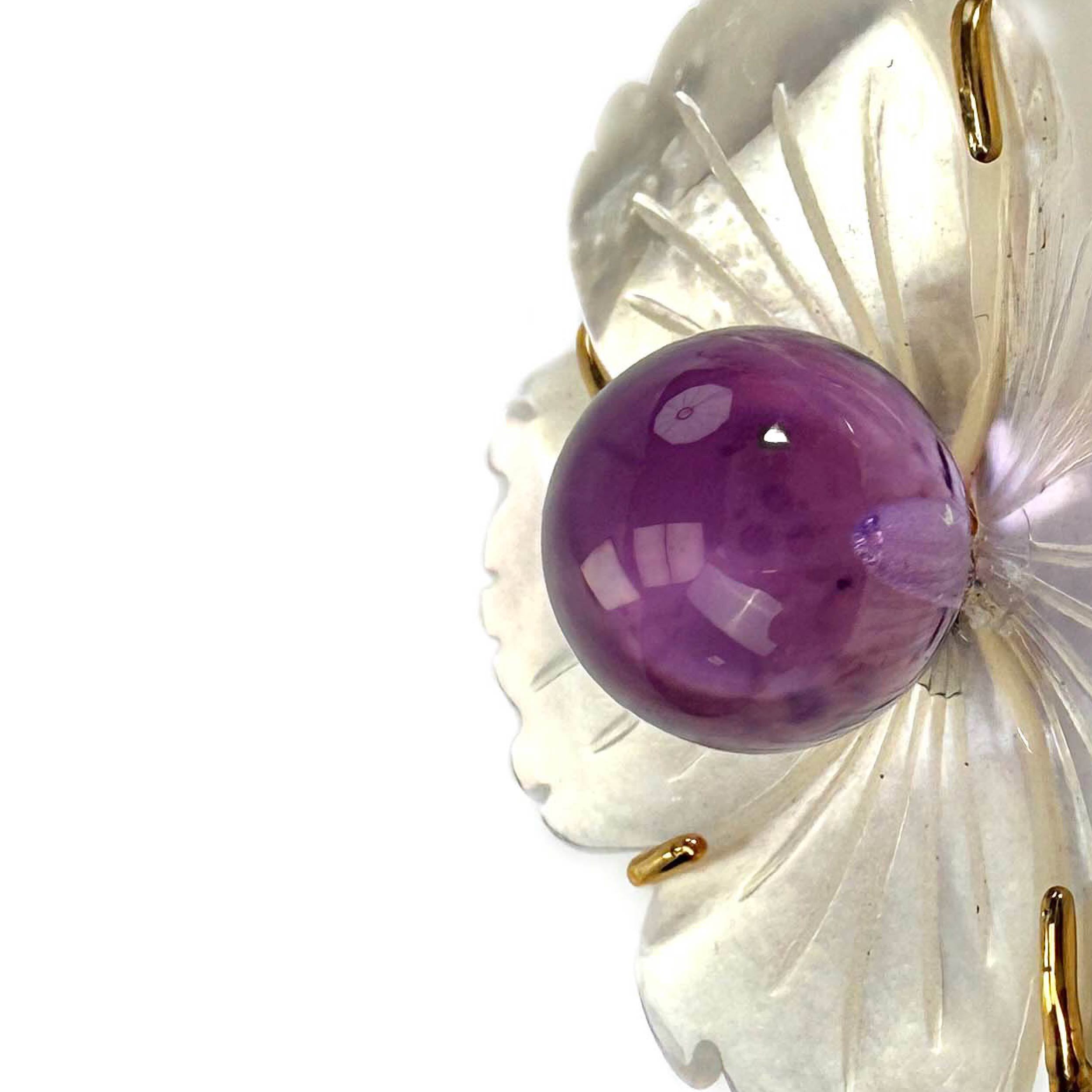 Shinecrys-amethyst ring