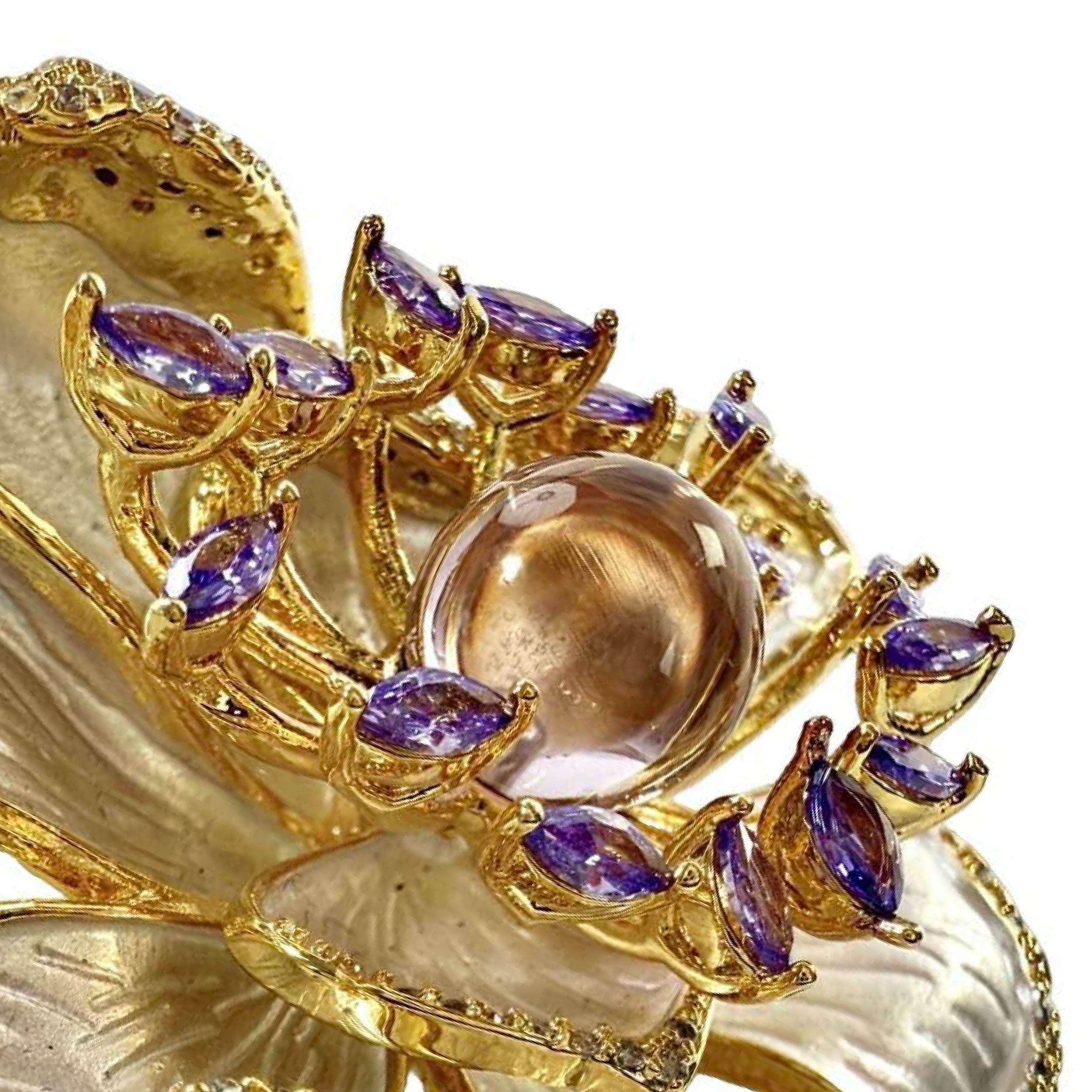 Shinecrys- citrine brooch