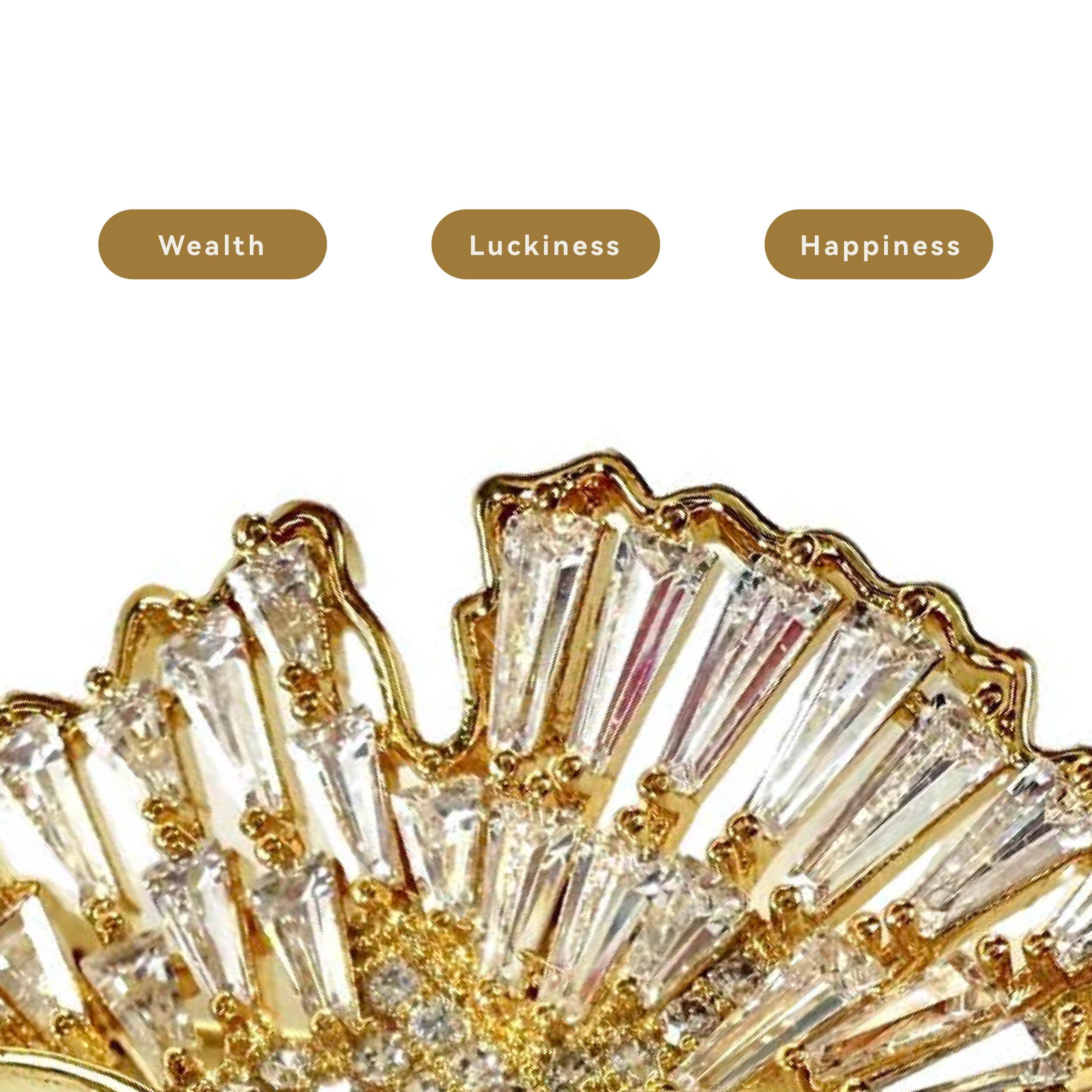 Shinecrys- citrine brooch