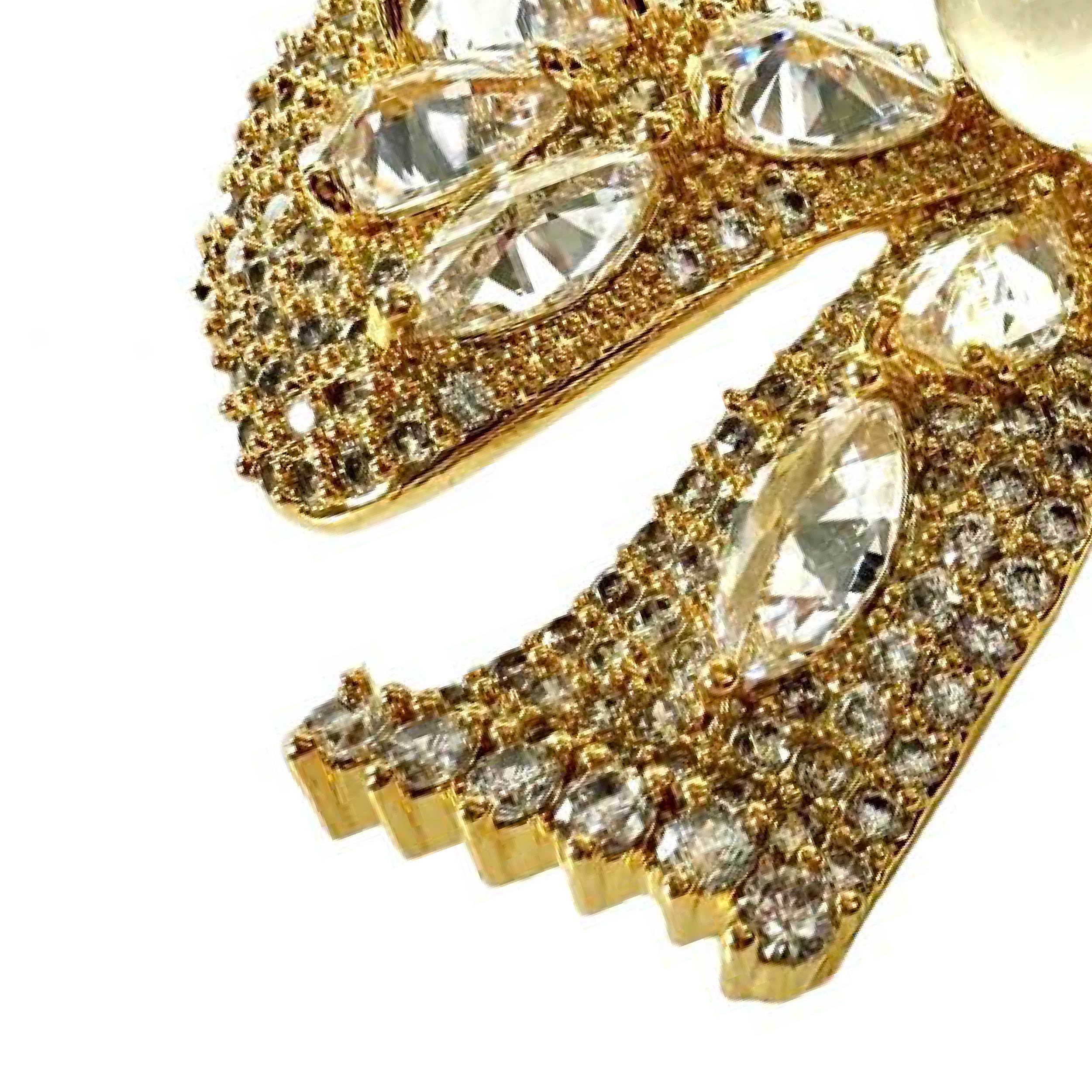 Shinecrys- citrine brooch
