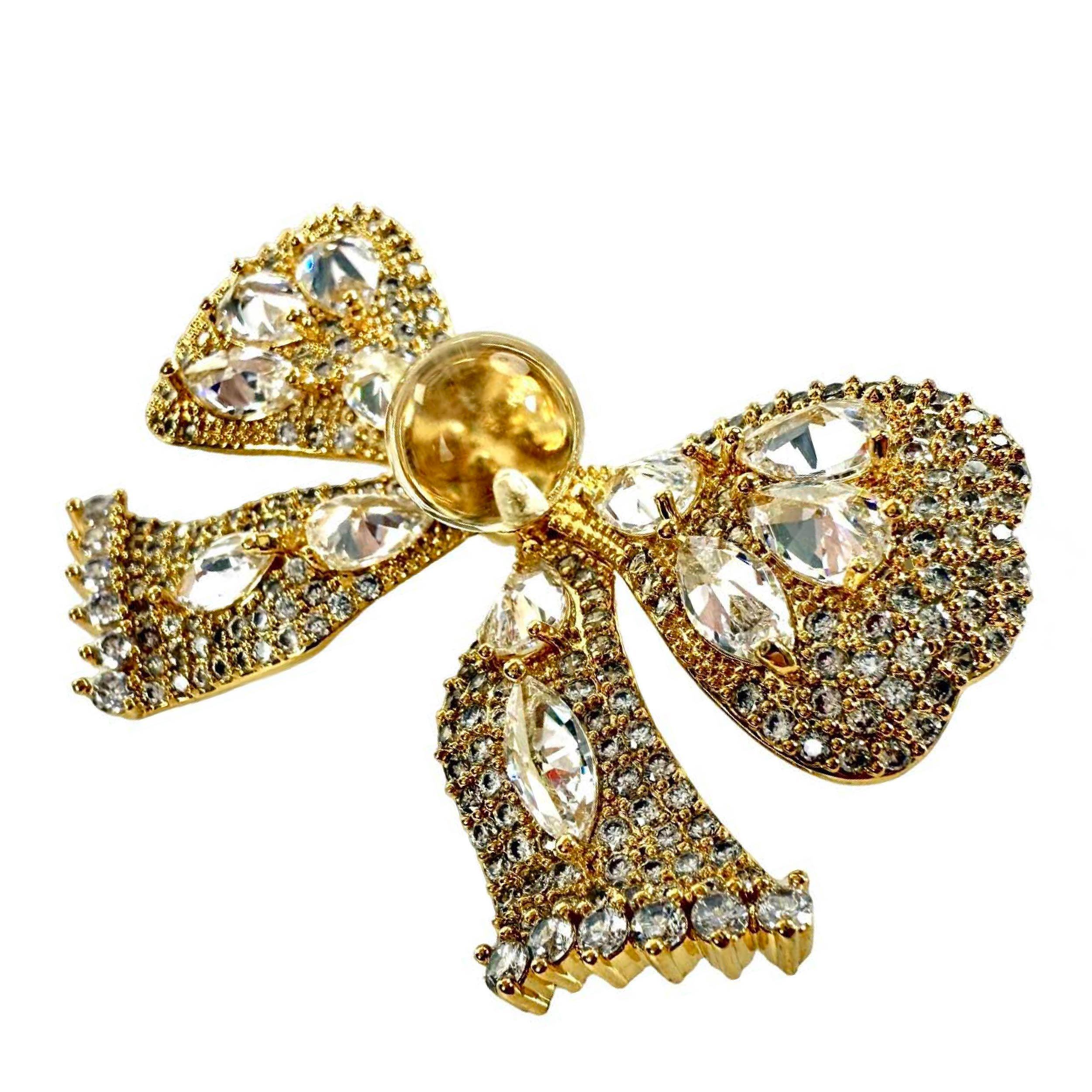 Shinecrys- citrine brooch