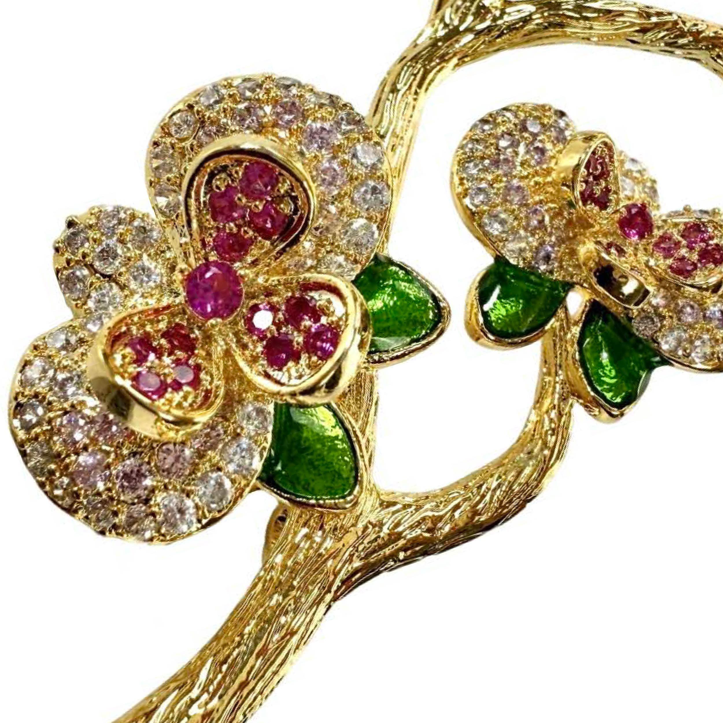 Shinecrys- citrine brooch