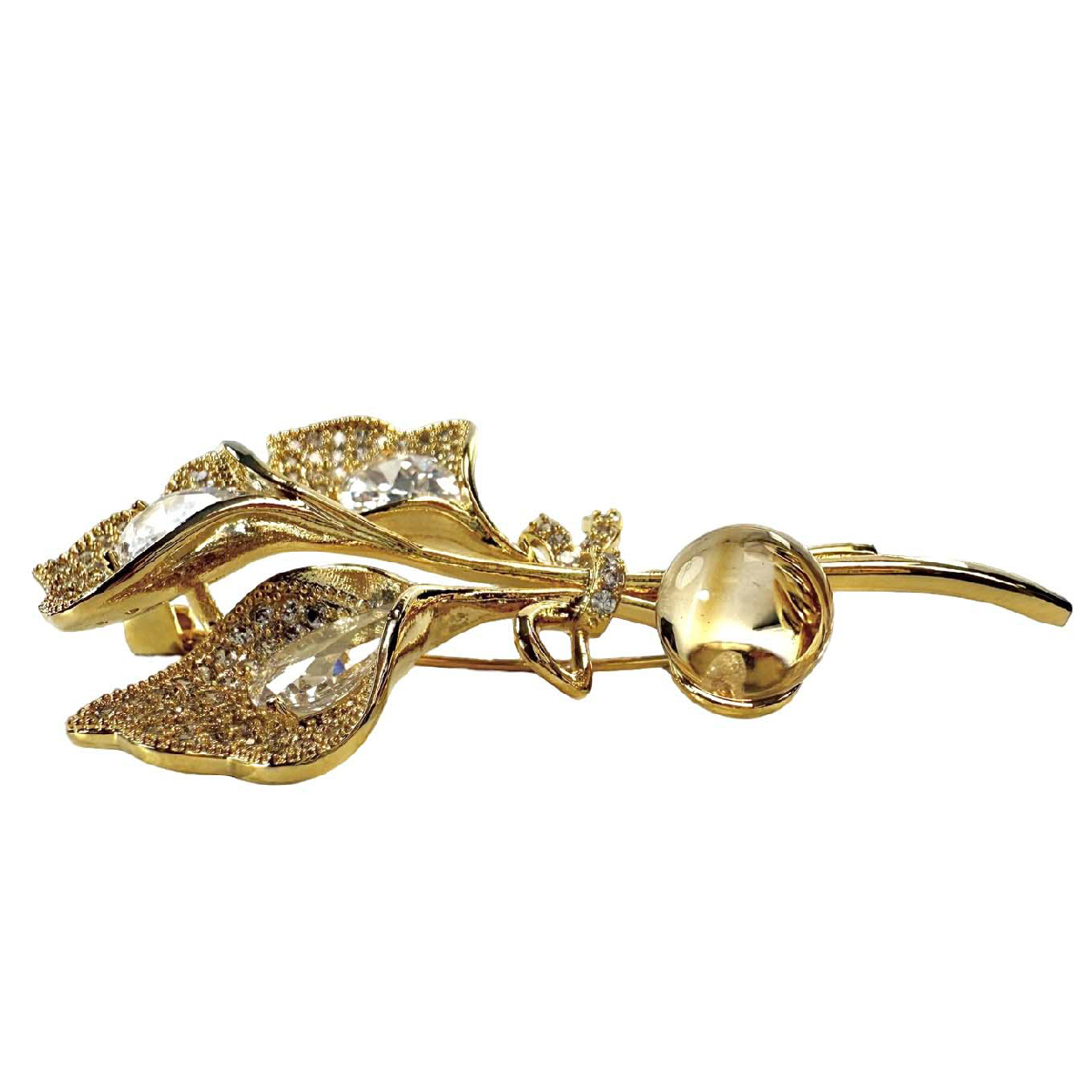 Shinecrys- citrine brooch