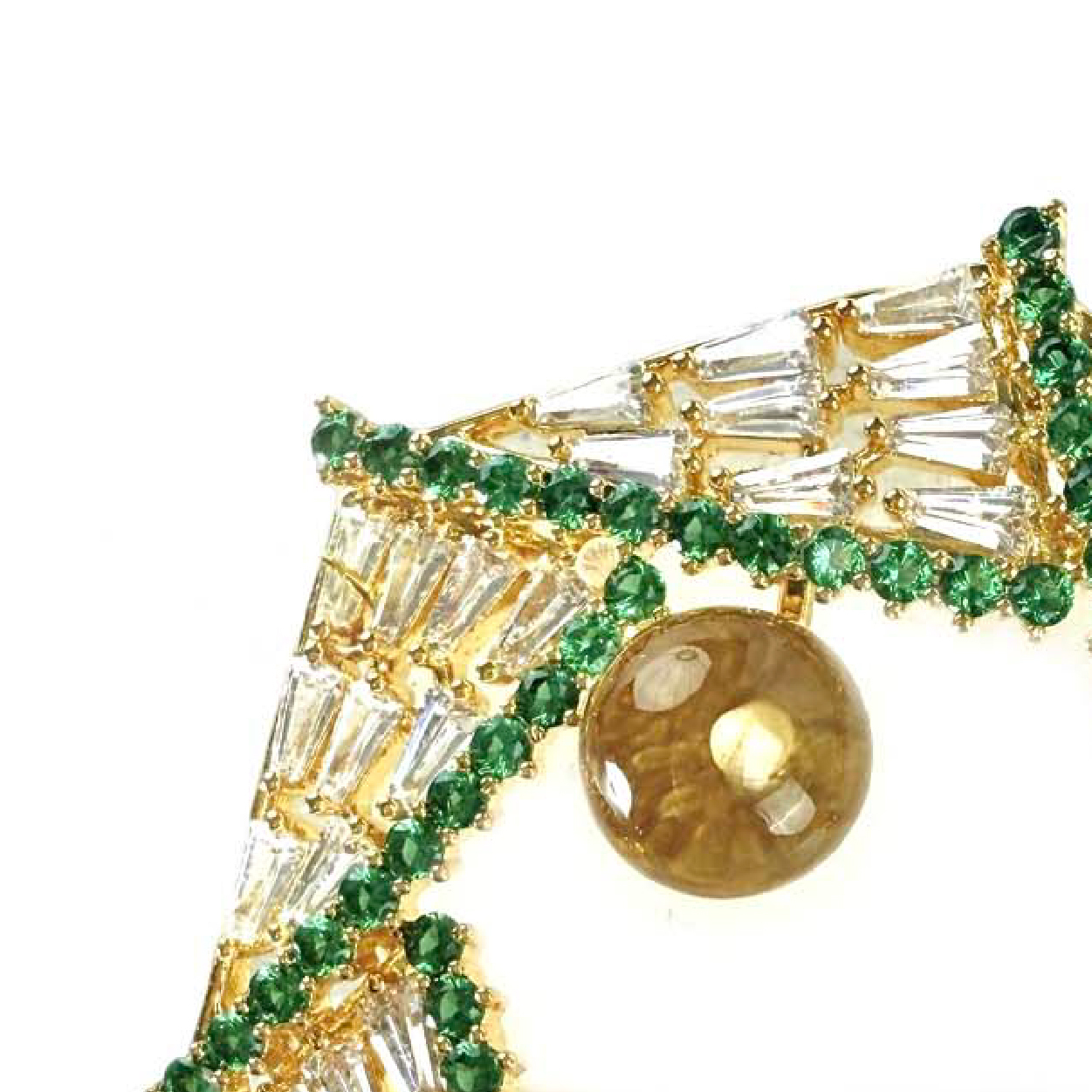 Shinecrys-  citrine brooch