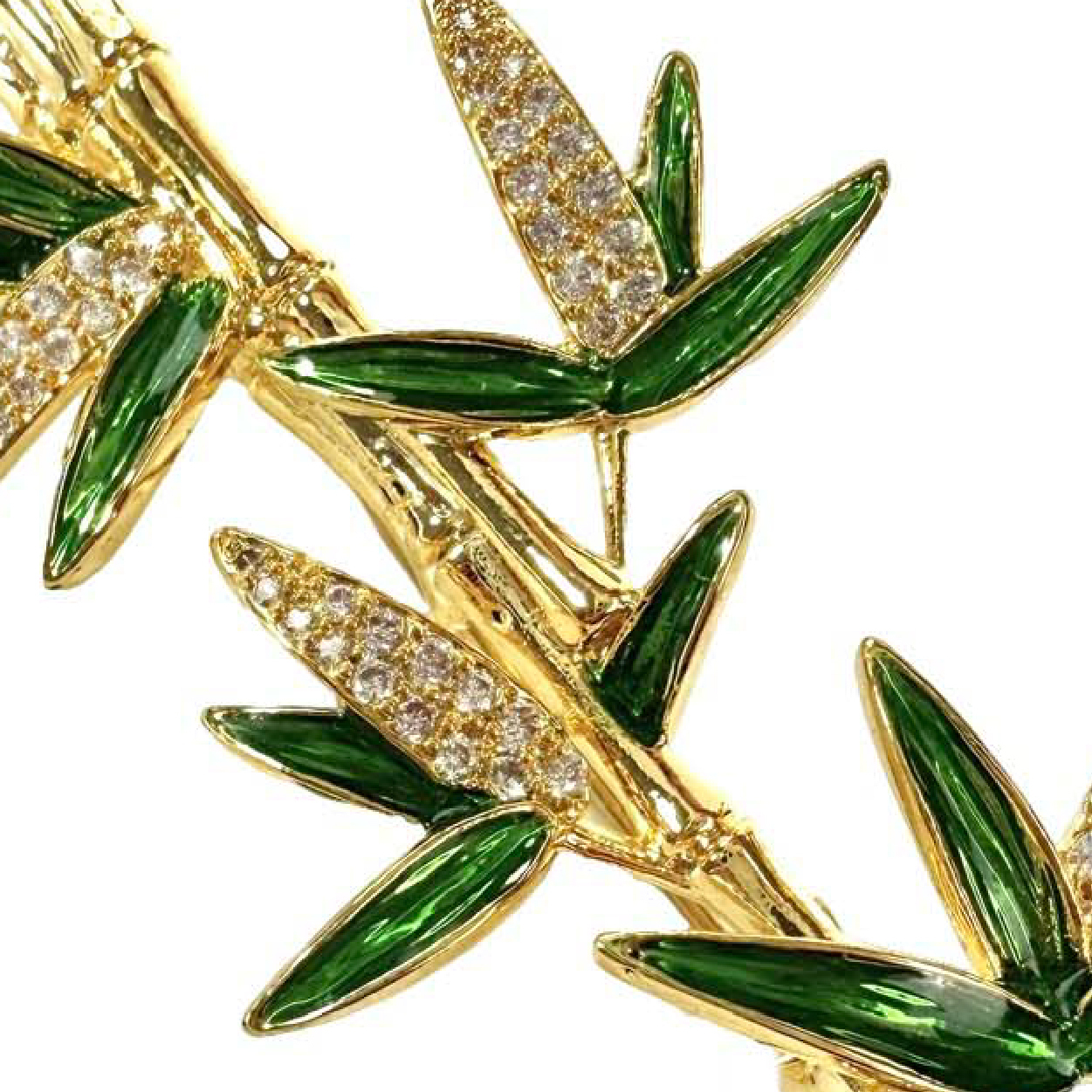 Shinecrys- citrine  brooch