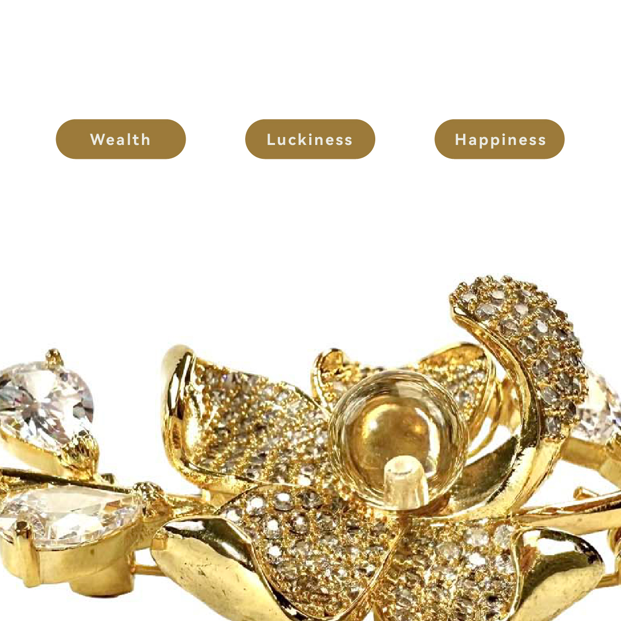Shinecrys- citrine brooch