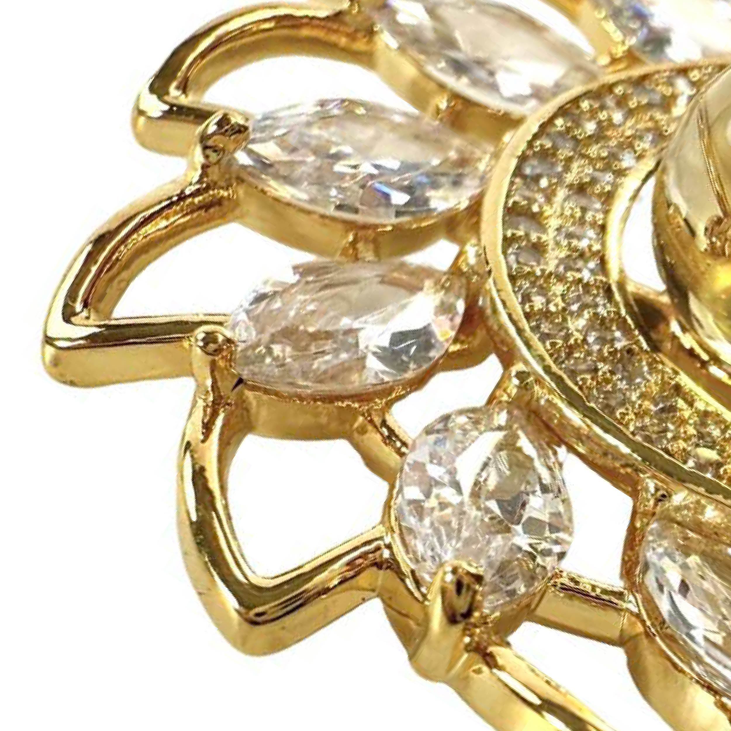 Shinecrys-  citrine brooch