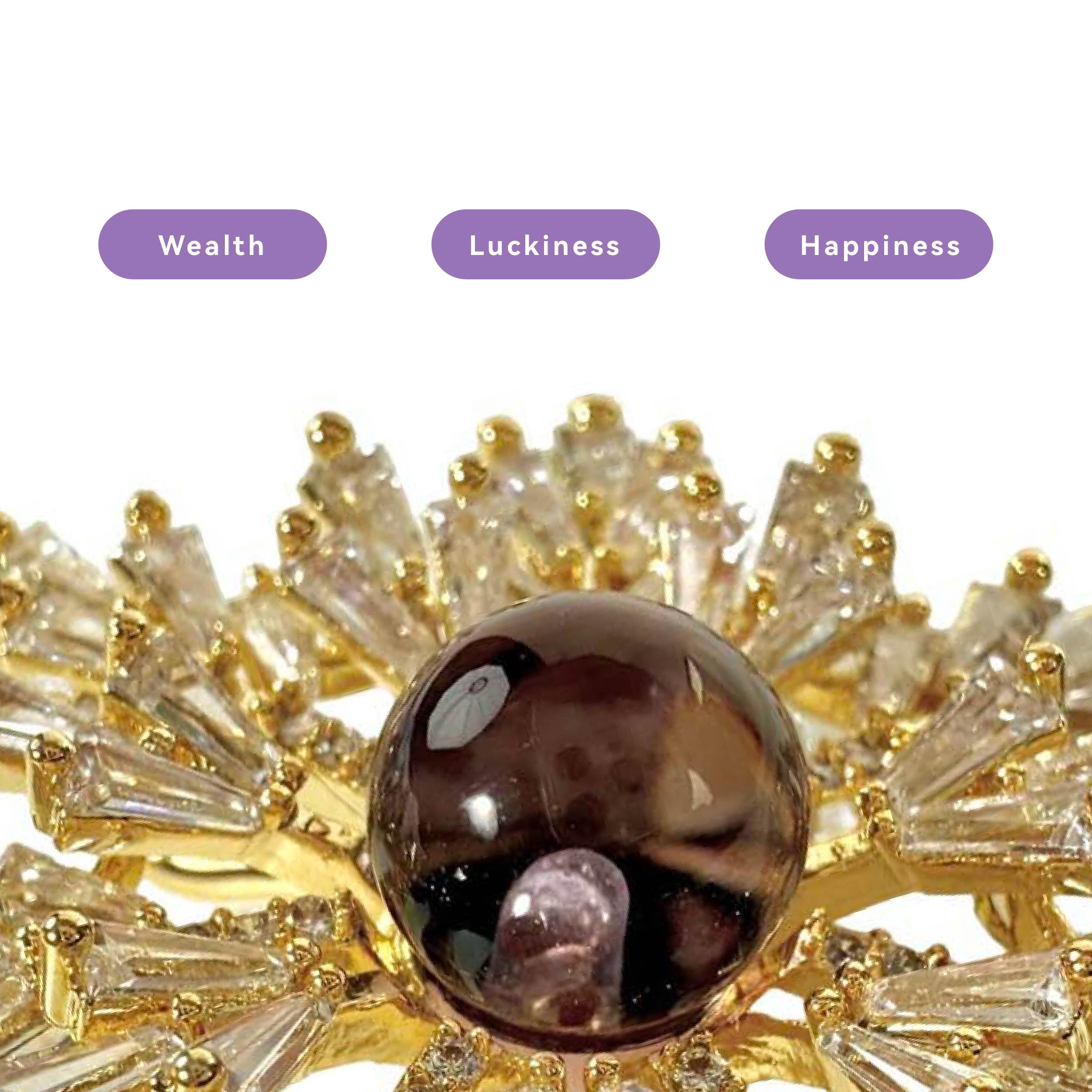 Shinecrys-  amethyst brooch