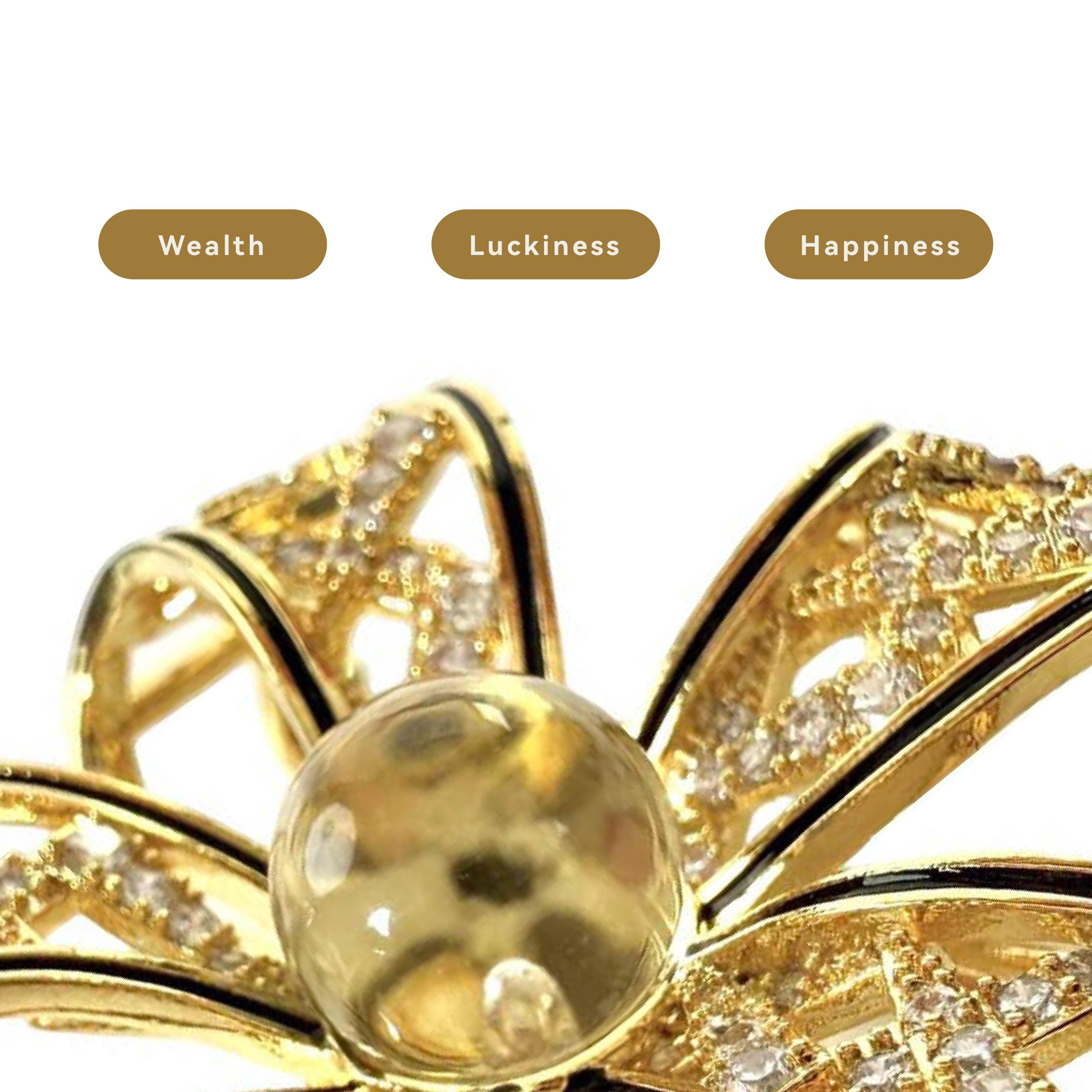 Shinecrys-  citrine brooch