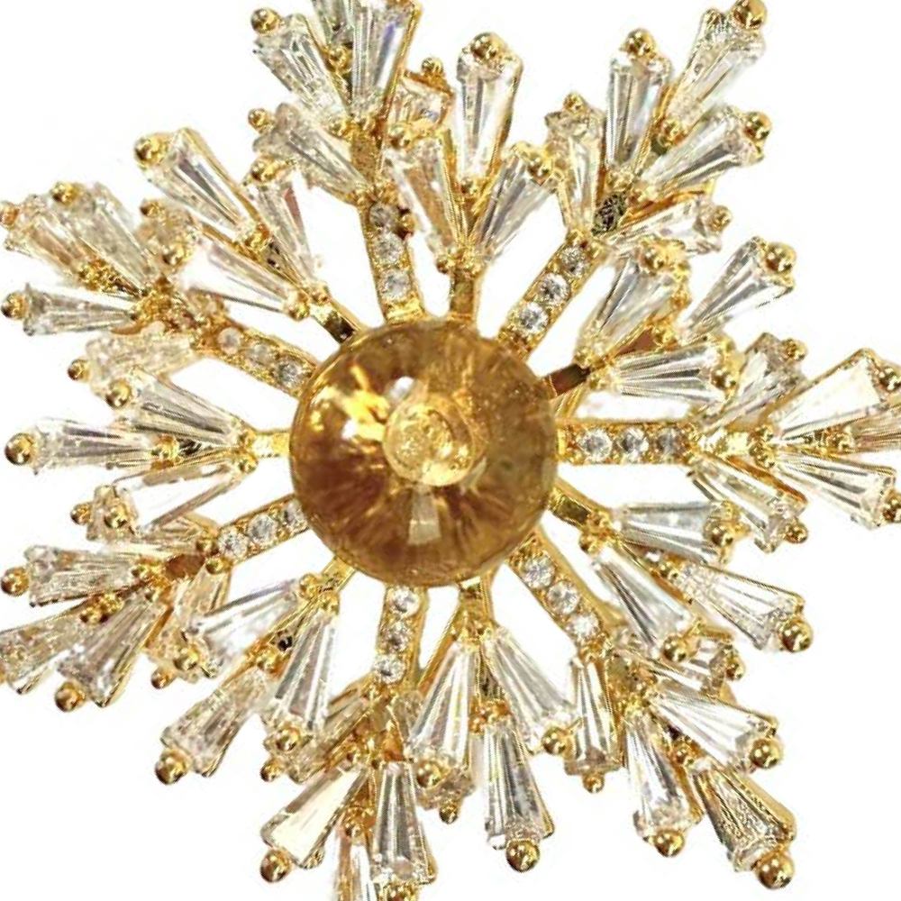 Shinecrys-  citrine brooch