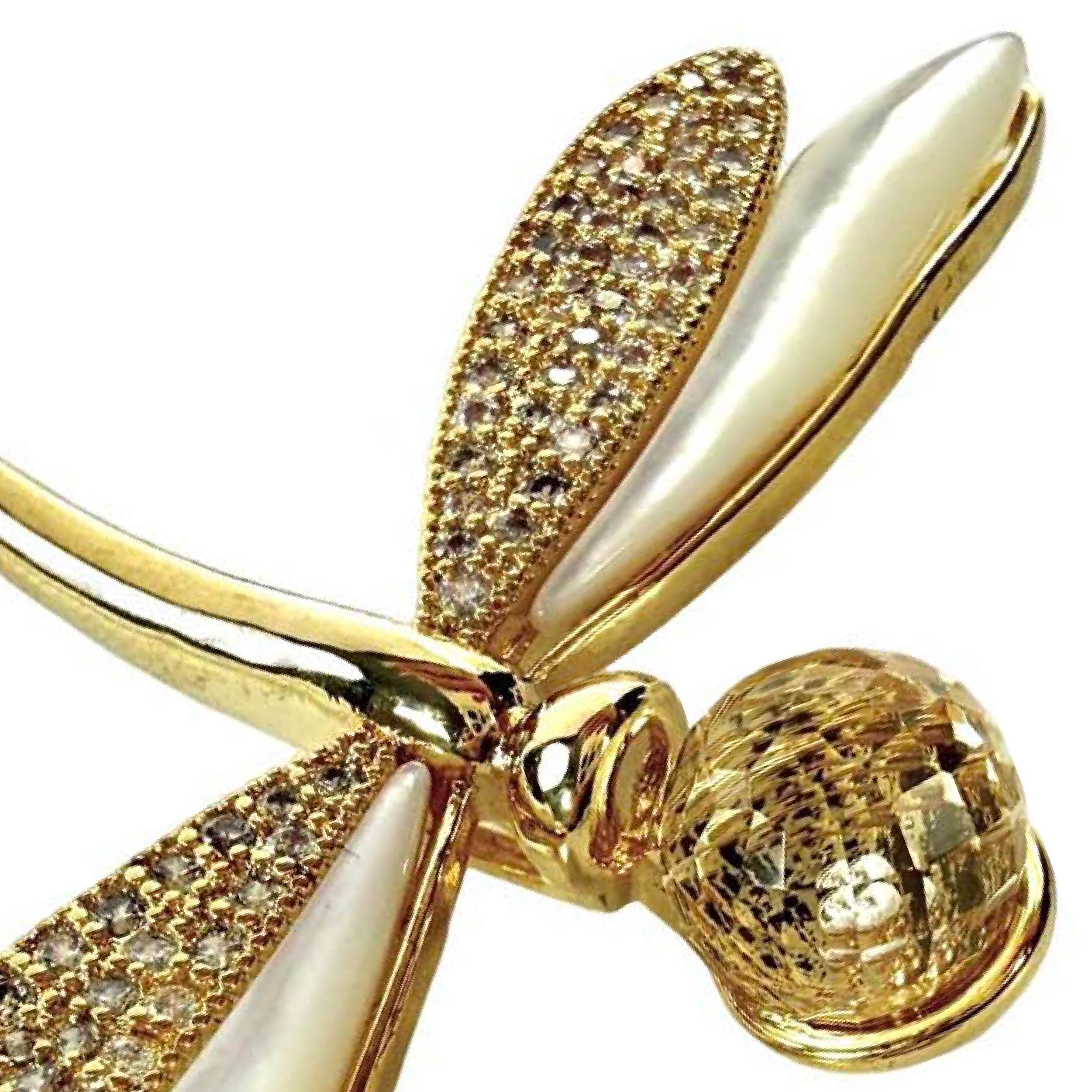 Shinecrys- citrine brooch