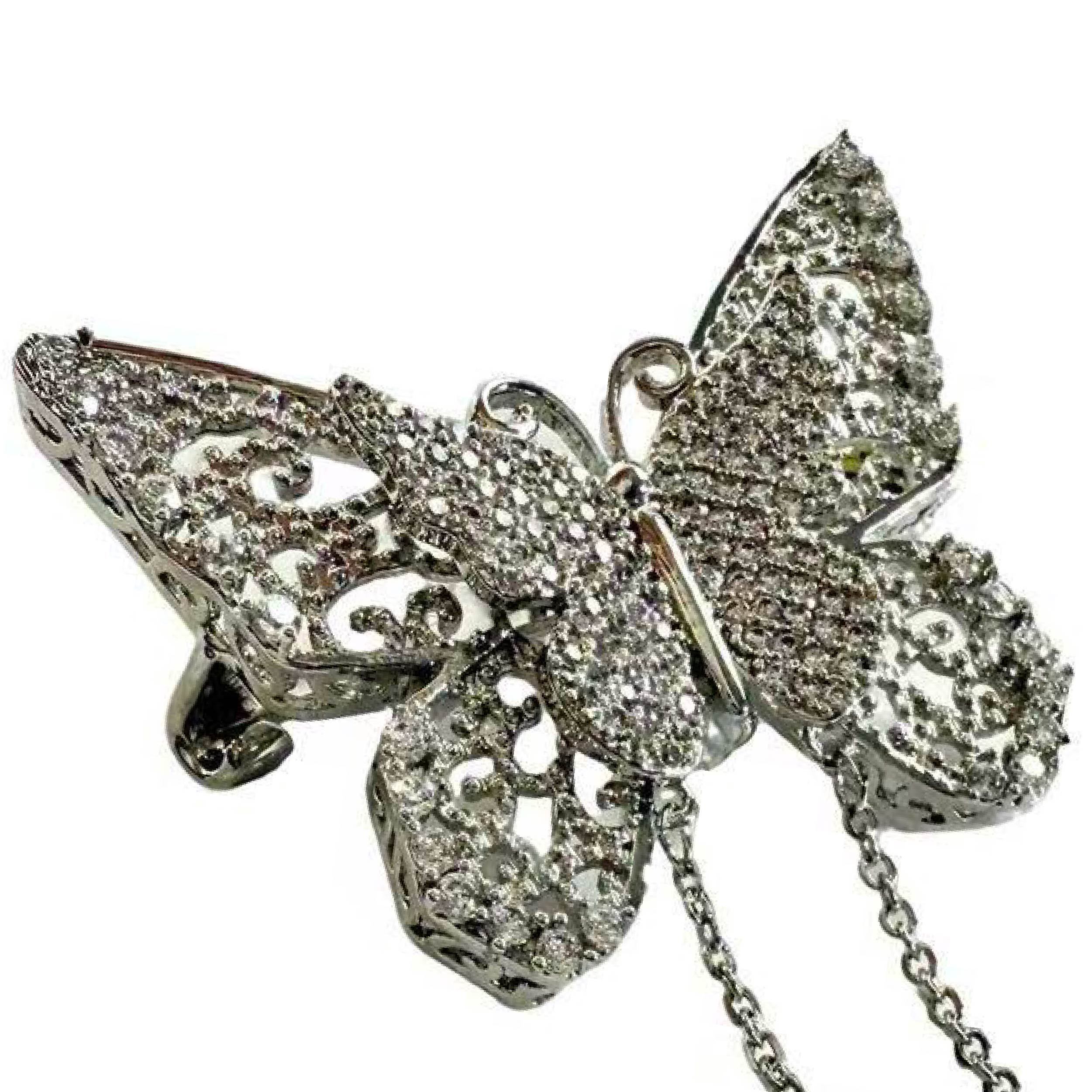 Shinecrys- amethyst brooch