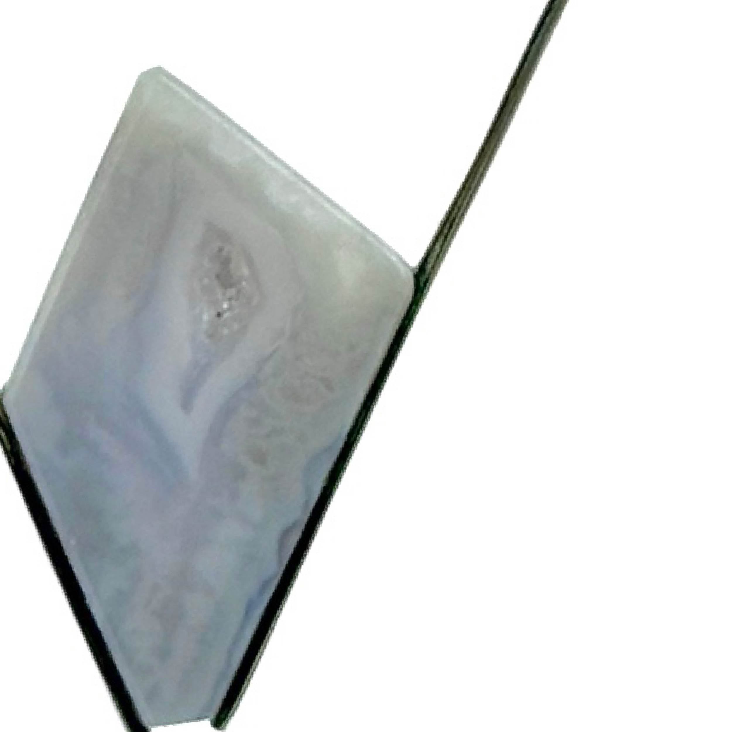 Shinecrys- Blue-striped Agate pendant