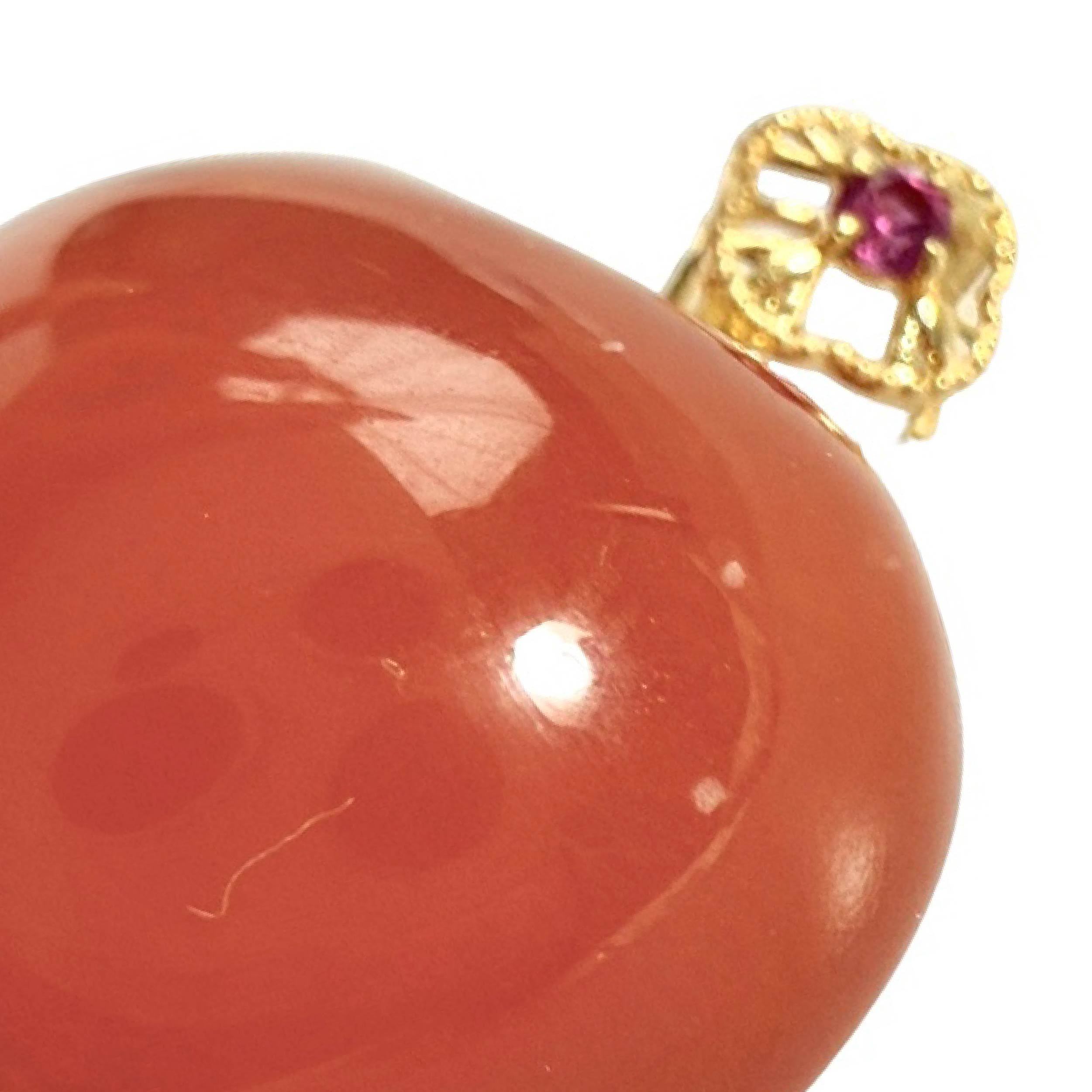 Shinecrys-South Red Agate pendant