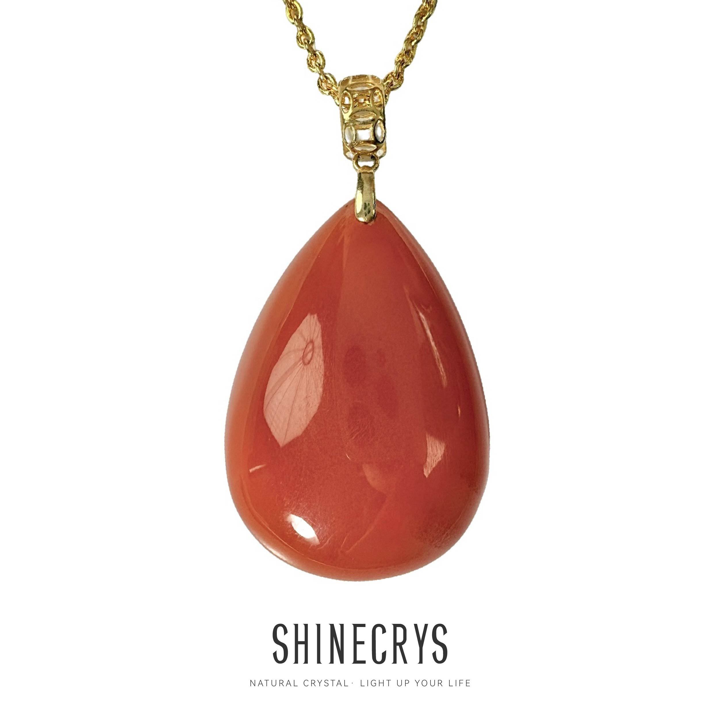 Shinecrys-South Red Agate pendant