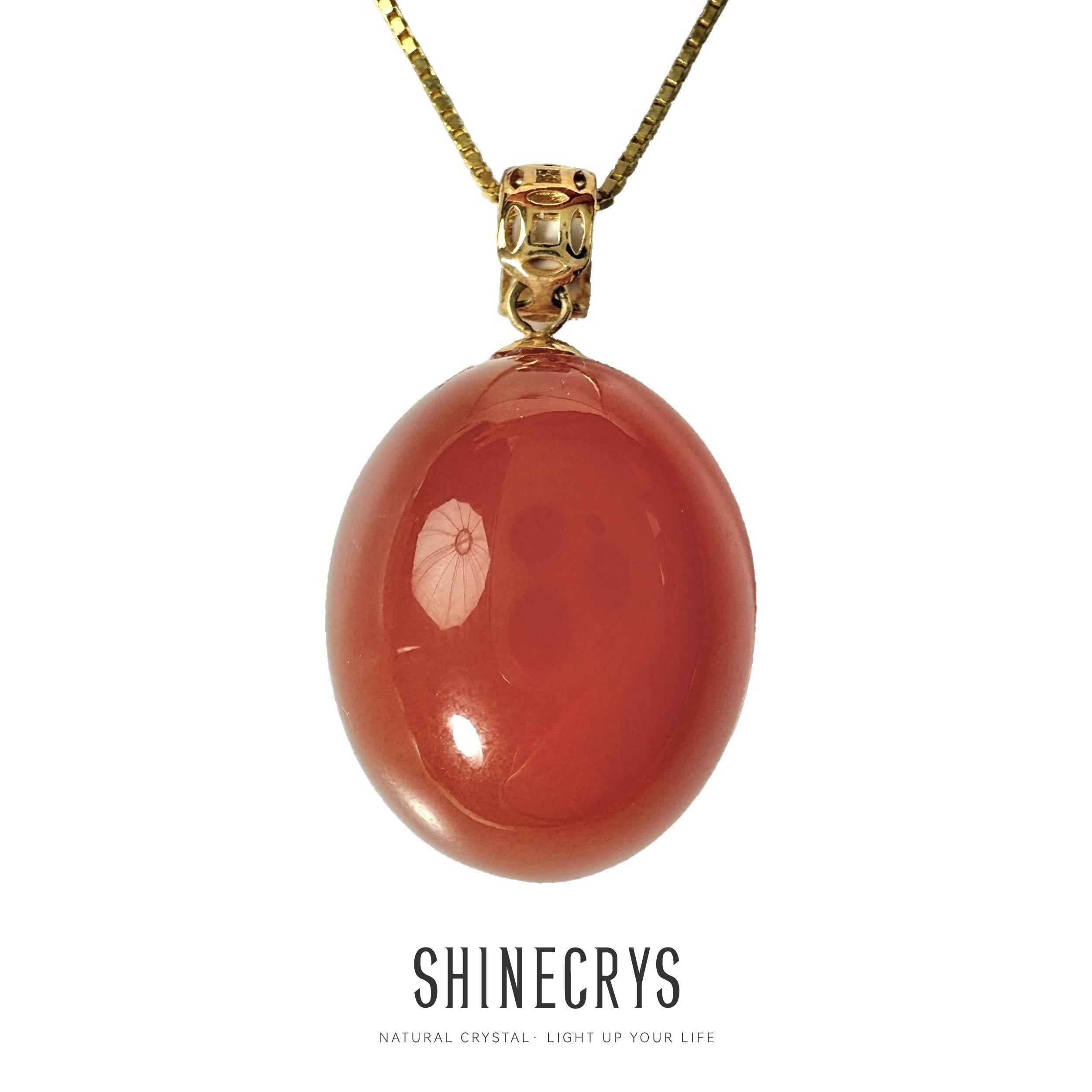 Shinecrys-South Red Agate pendant