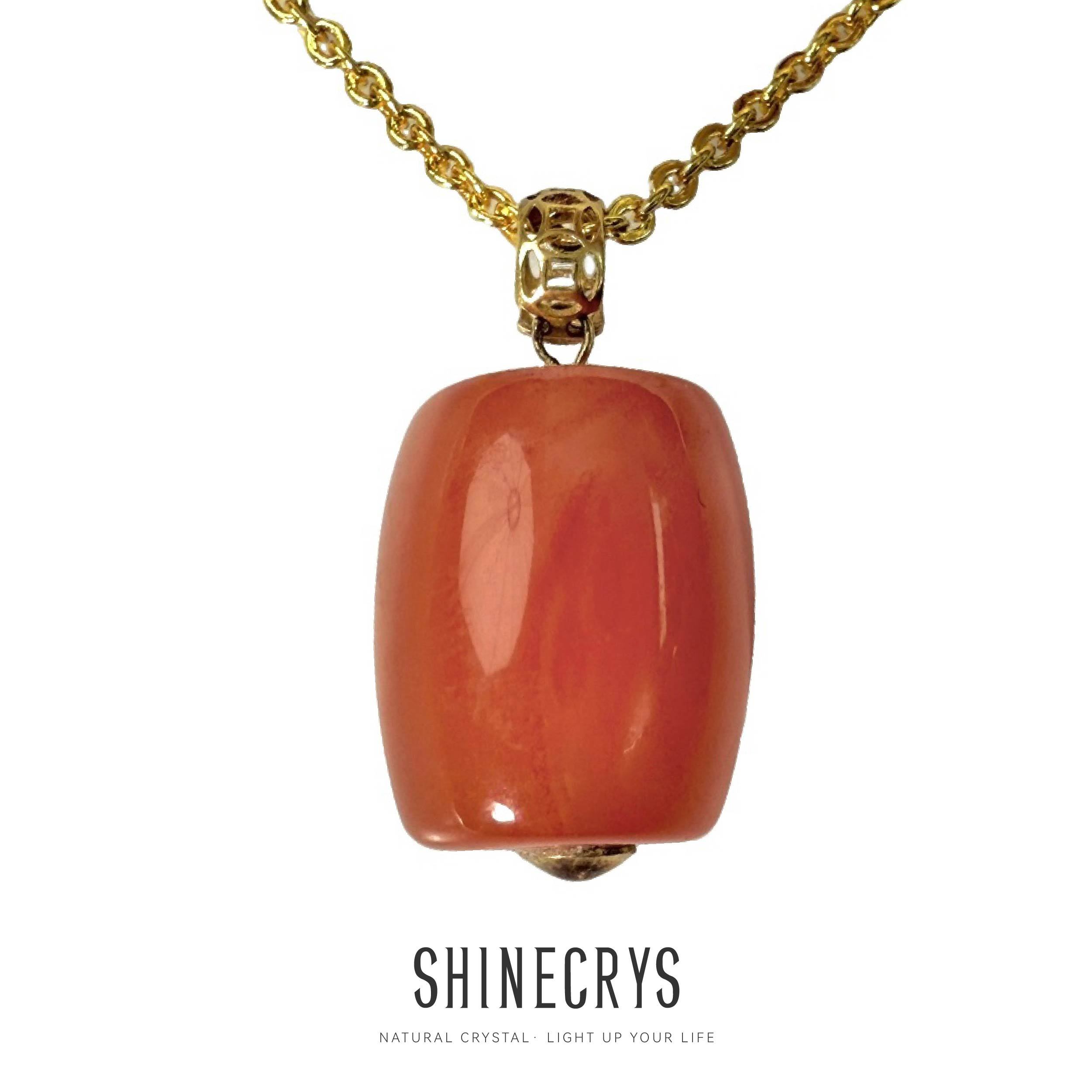 Shinecrys-South Red Agate pendant