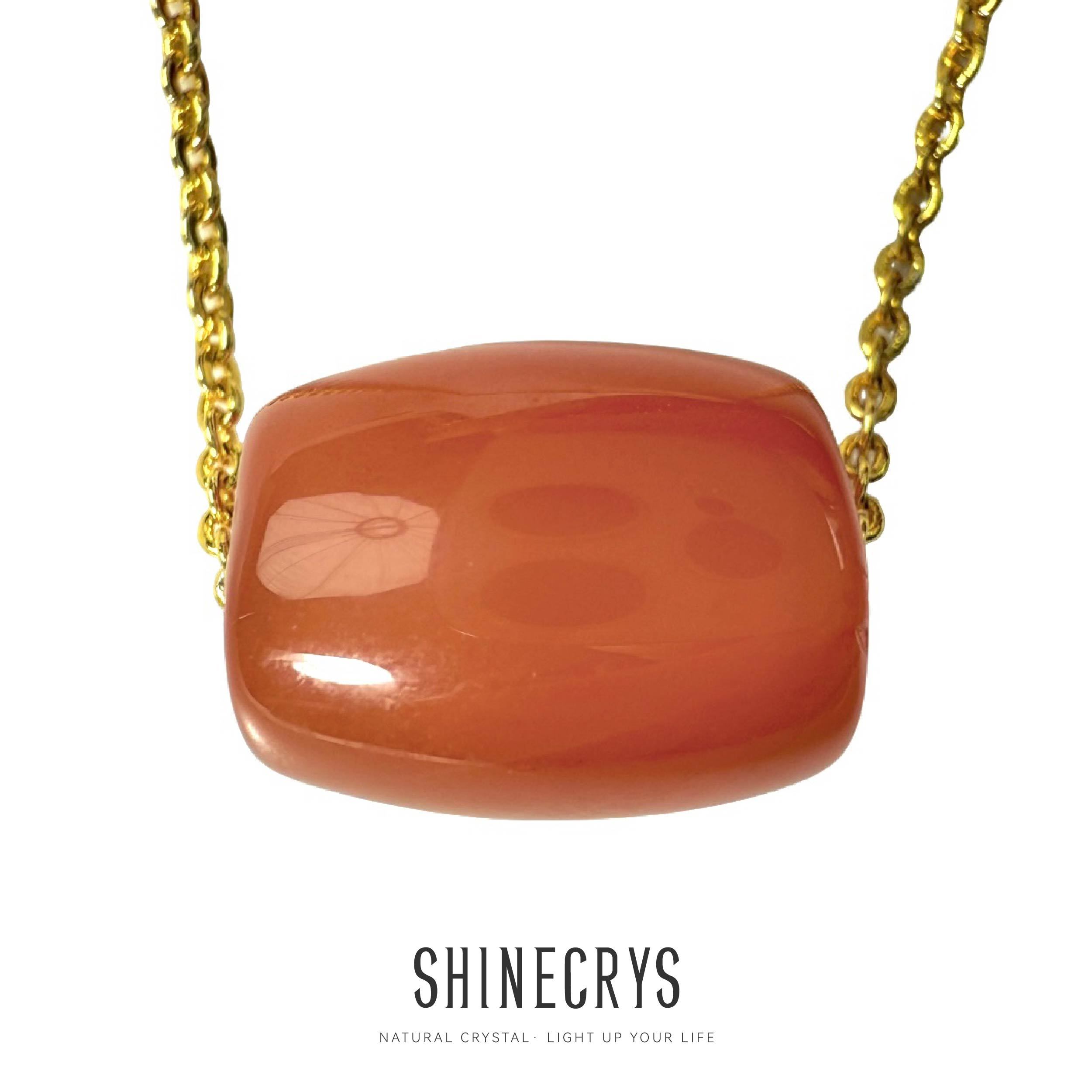Shinecrys-South Red Agate pendant