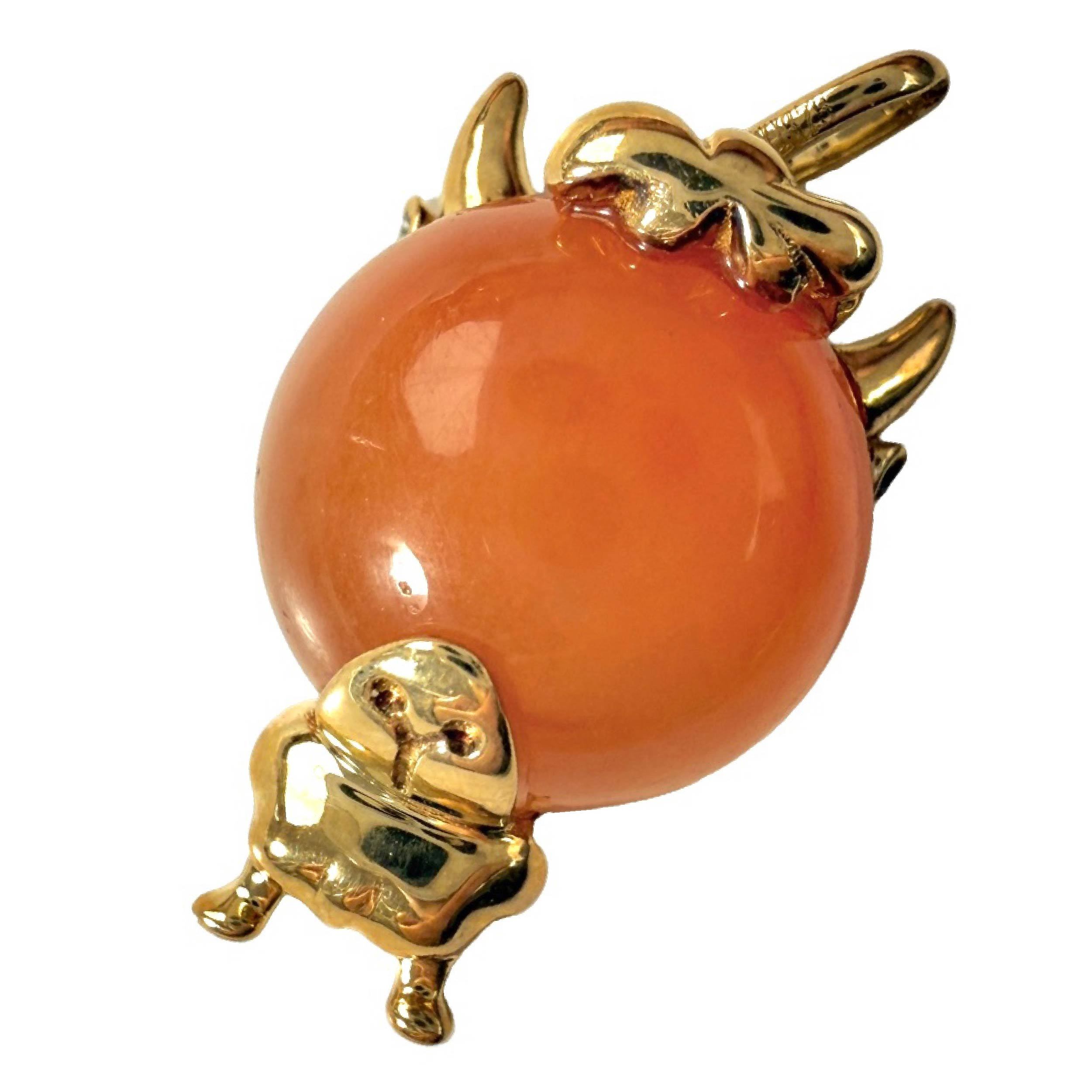 Shinecrys- red crystal pendant