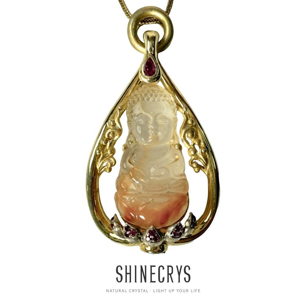 Shinecrys- red crystal pendant