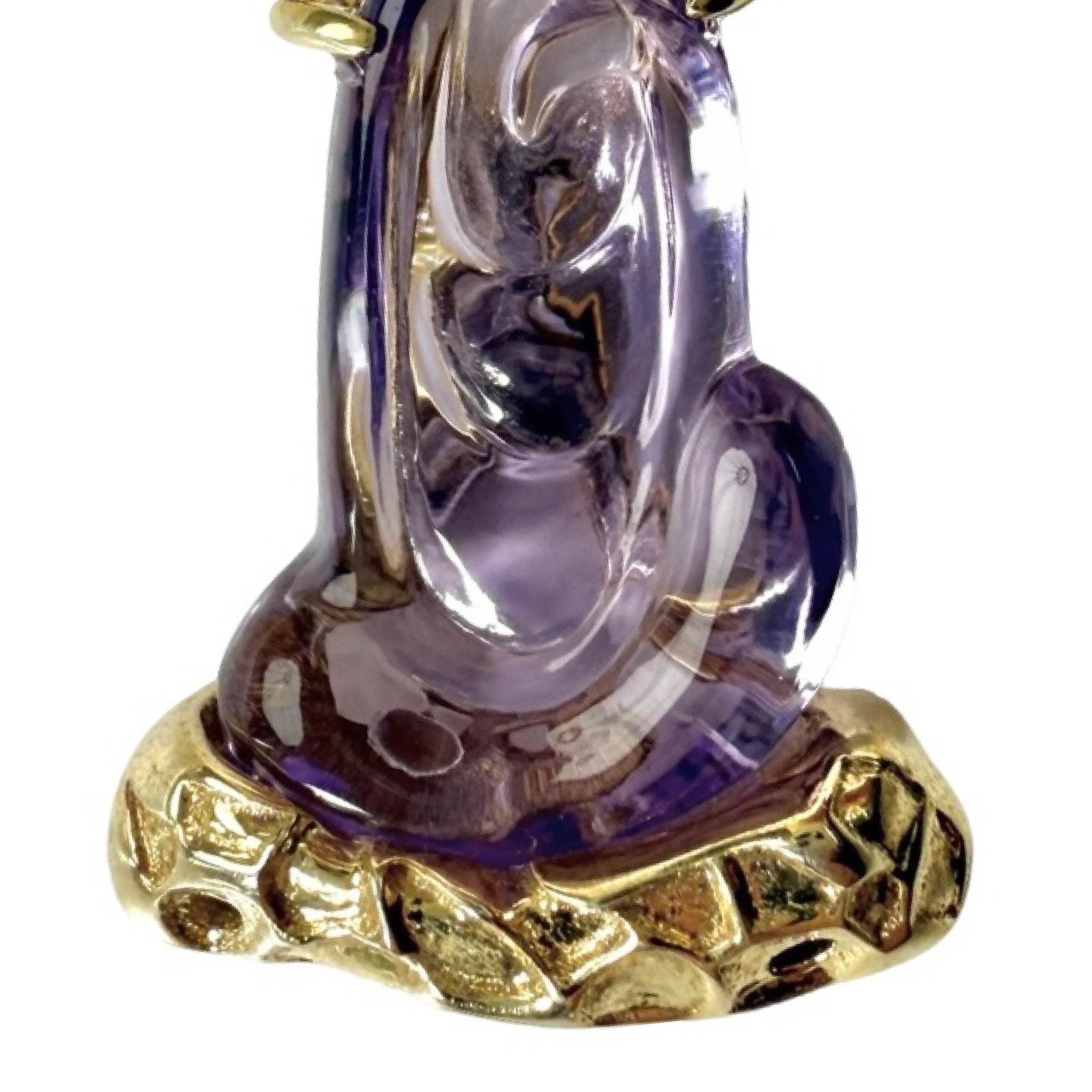 Shinecrys- amethyst pendent