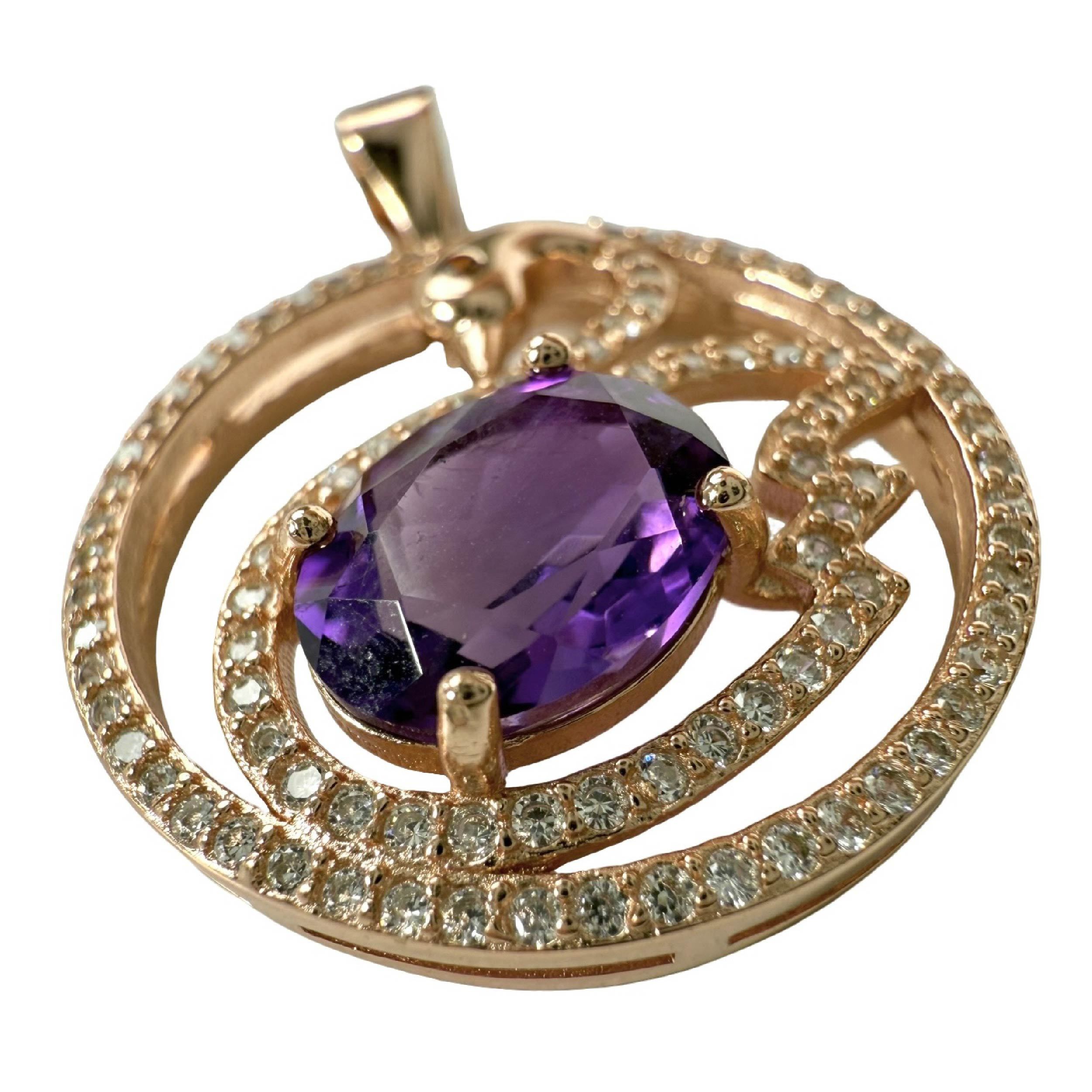 Shinecrys- amethyst pendent