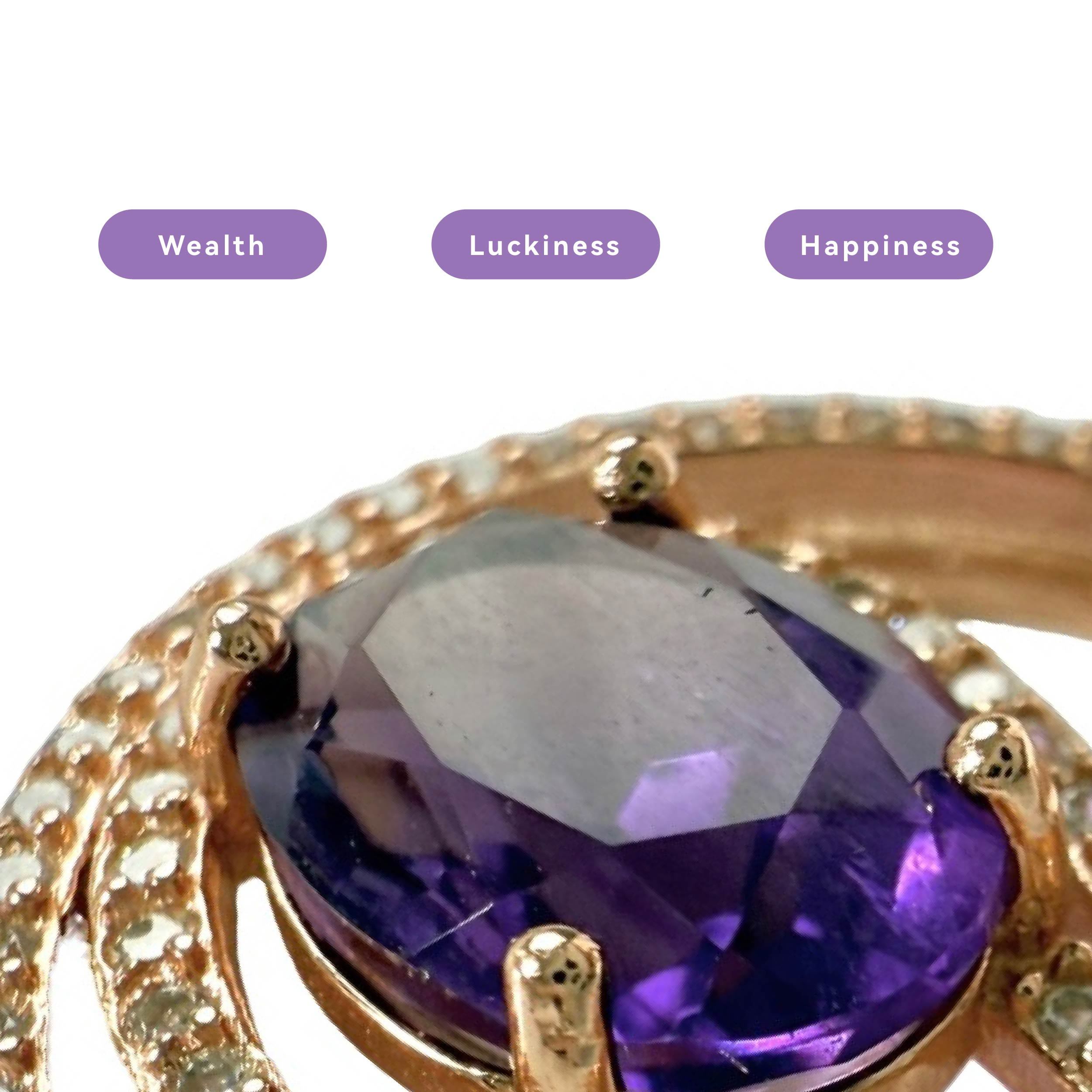 Shinecrys- amethyst pendent