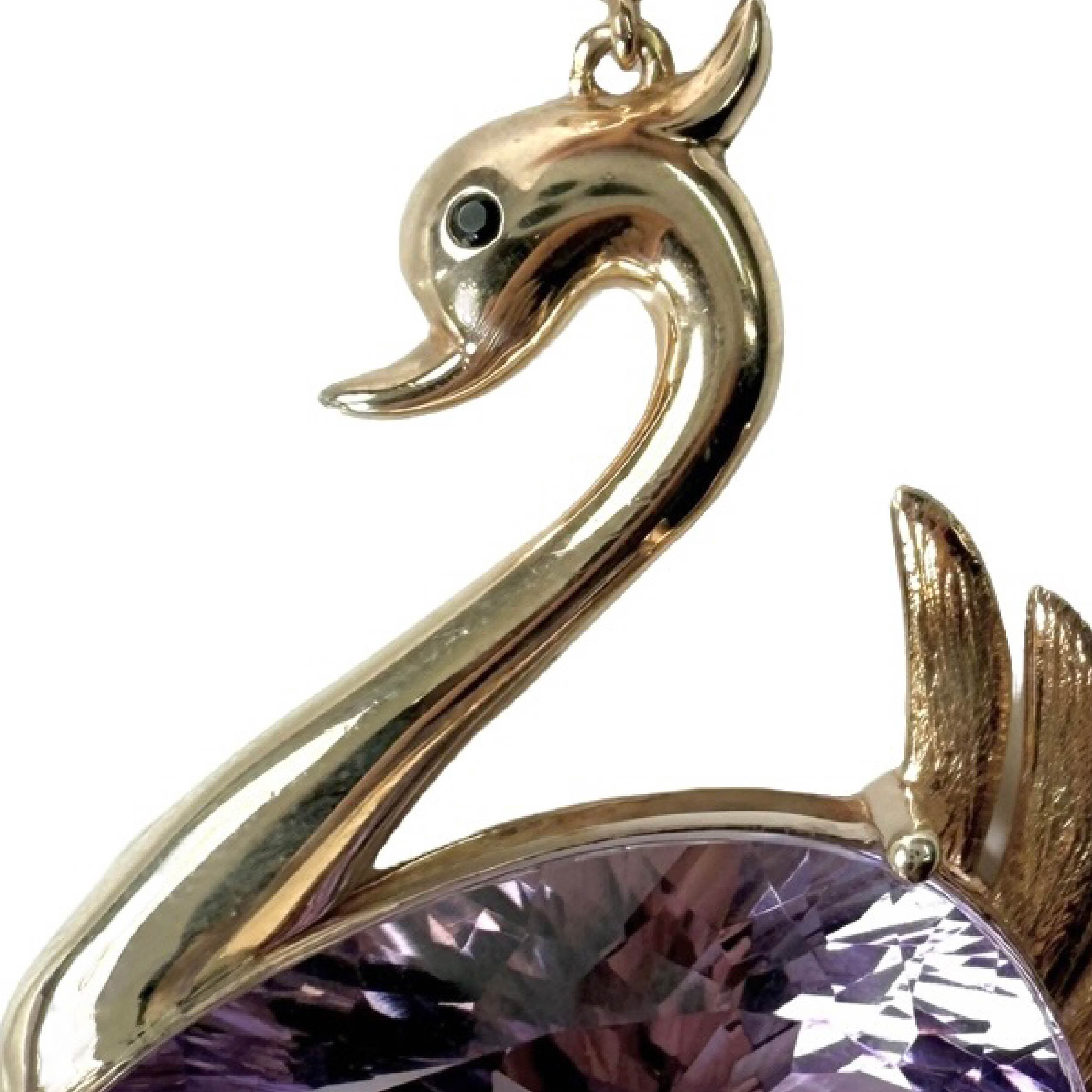 Shinecrys- amethyst pendent