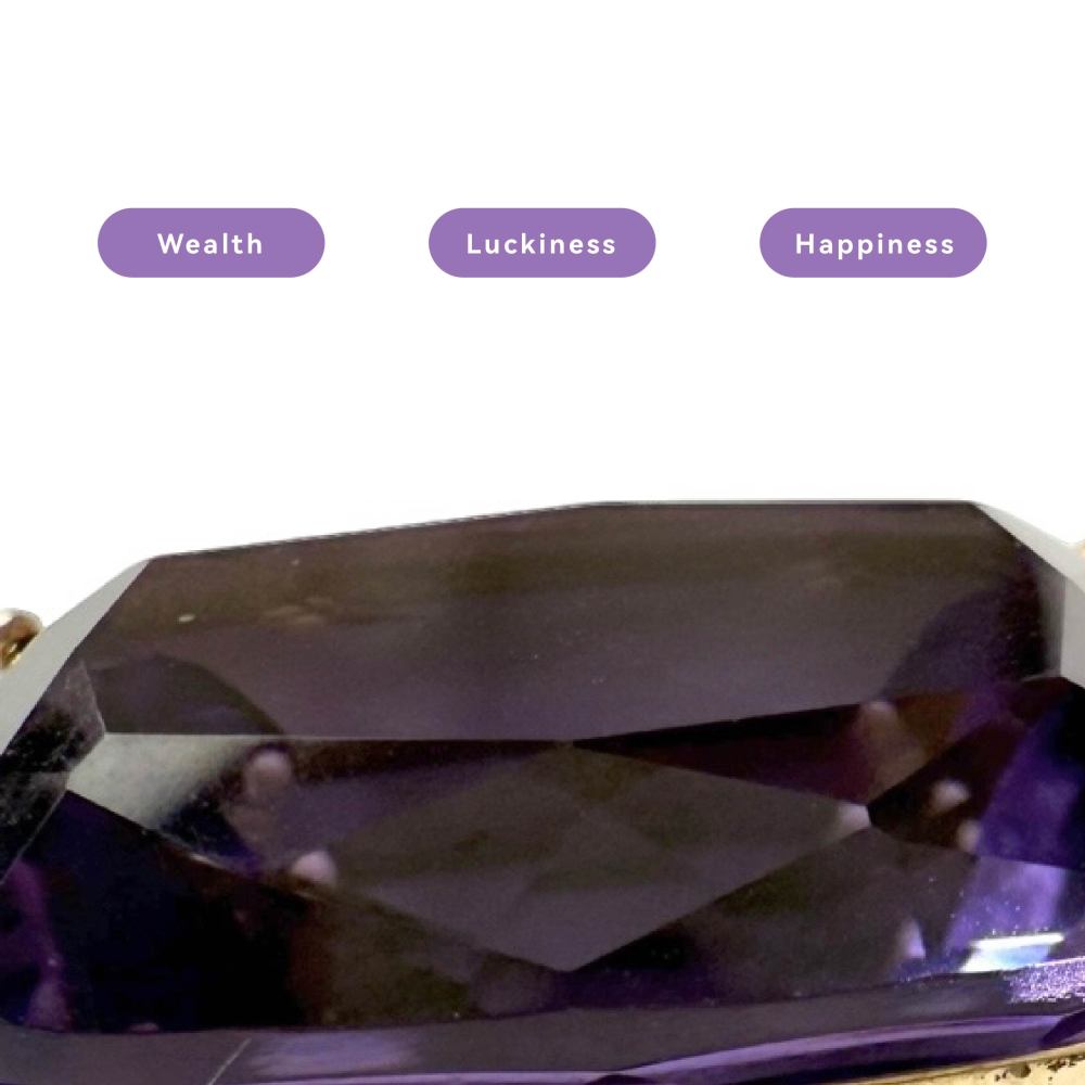 Shinecrys- amethyst pendent