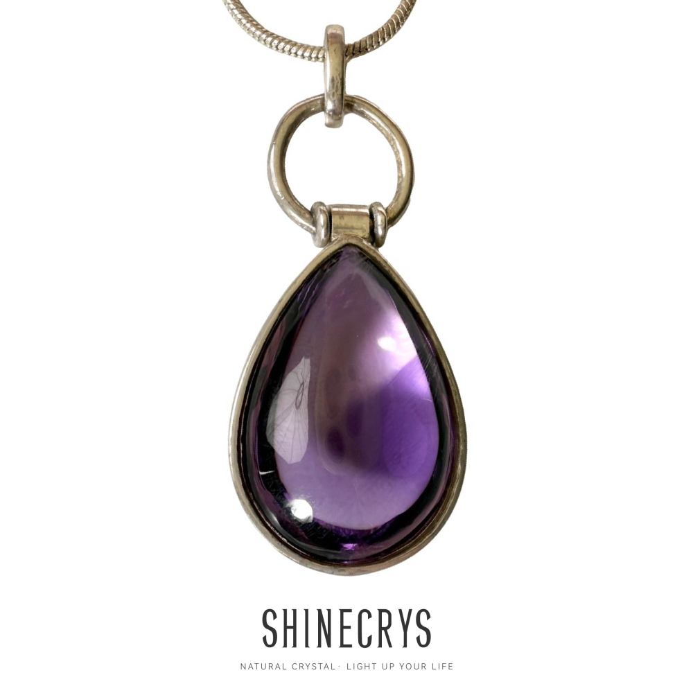 Shinecrys- amethyst pendent