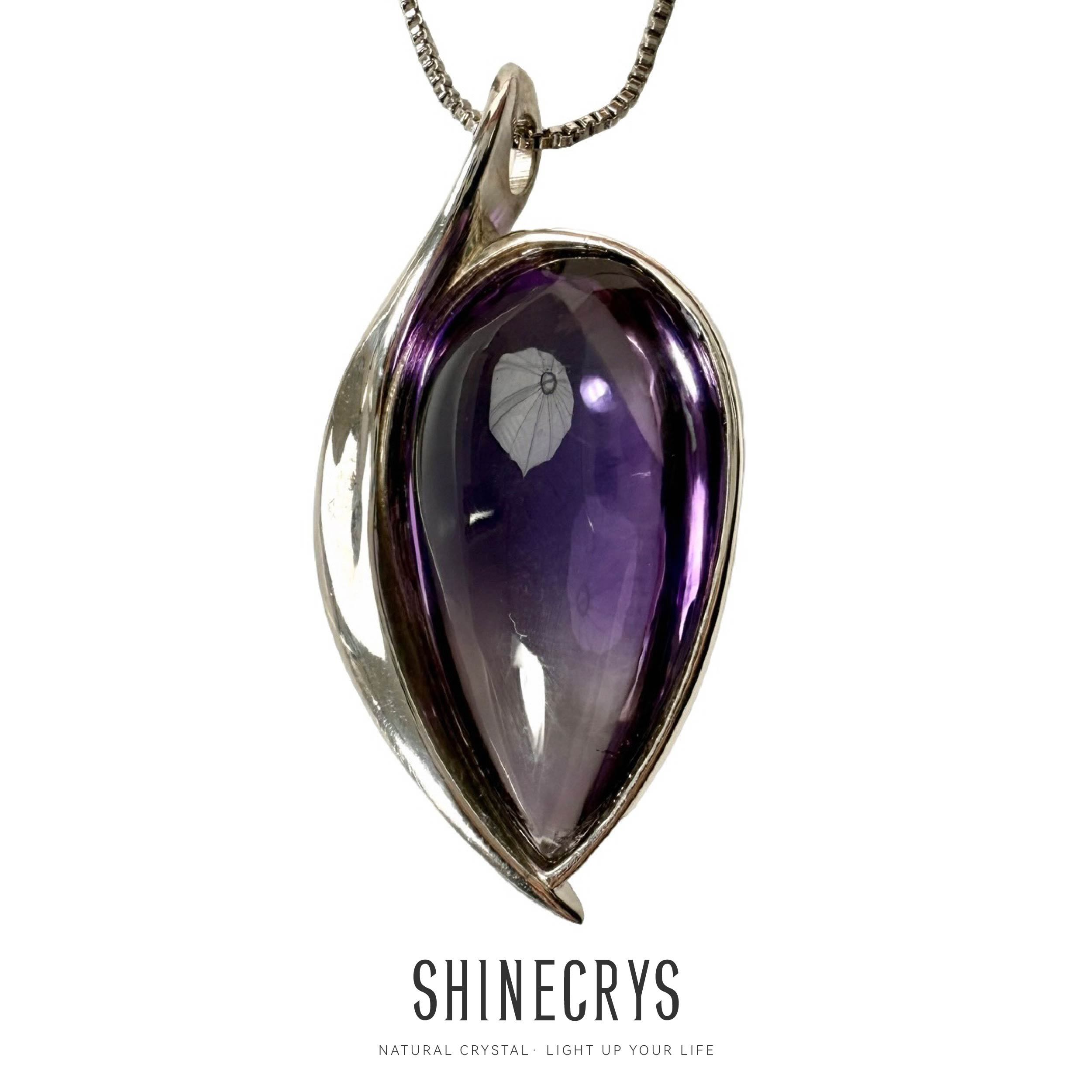 Shinecrys- amethyst pendent