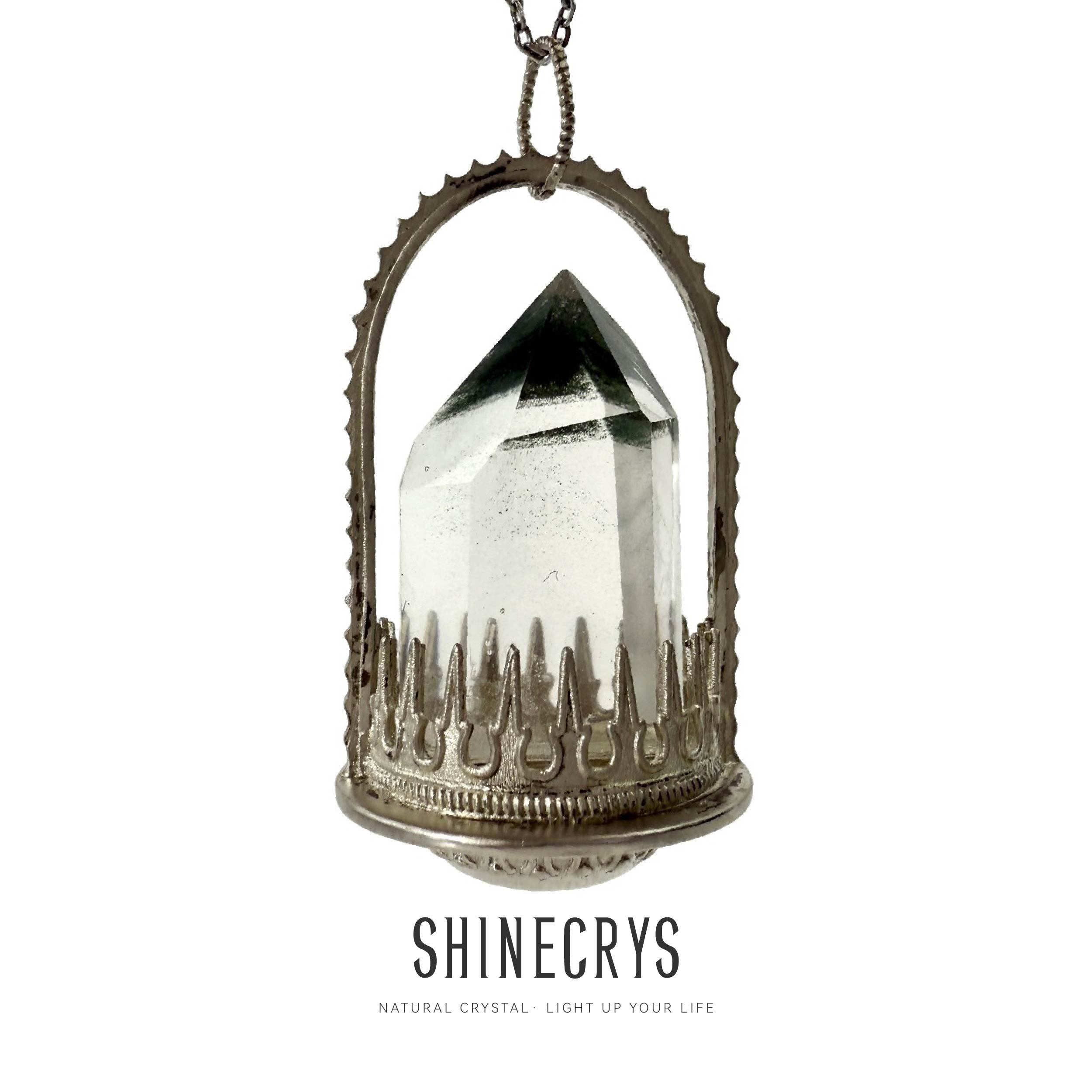 Shinecrys-Green phantom quartz pedant