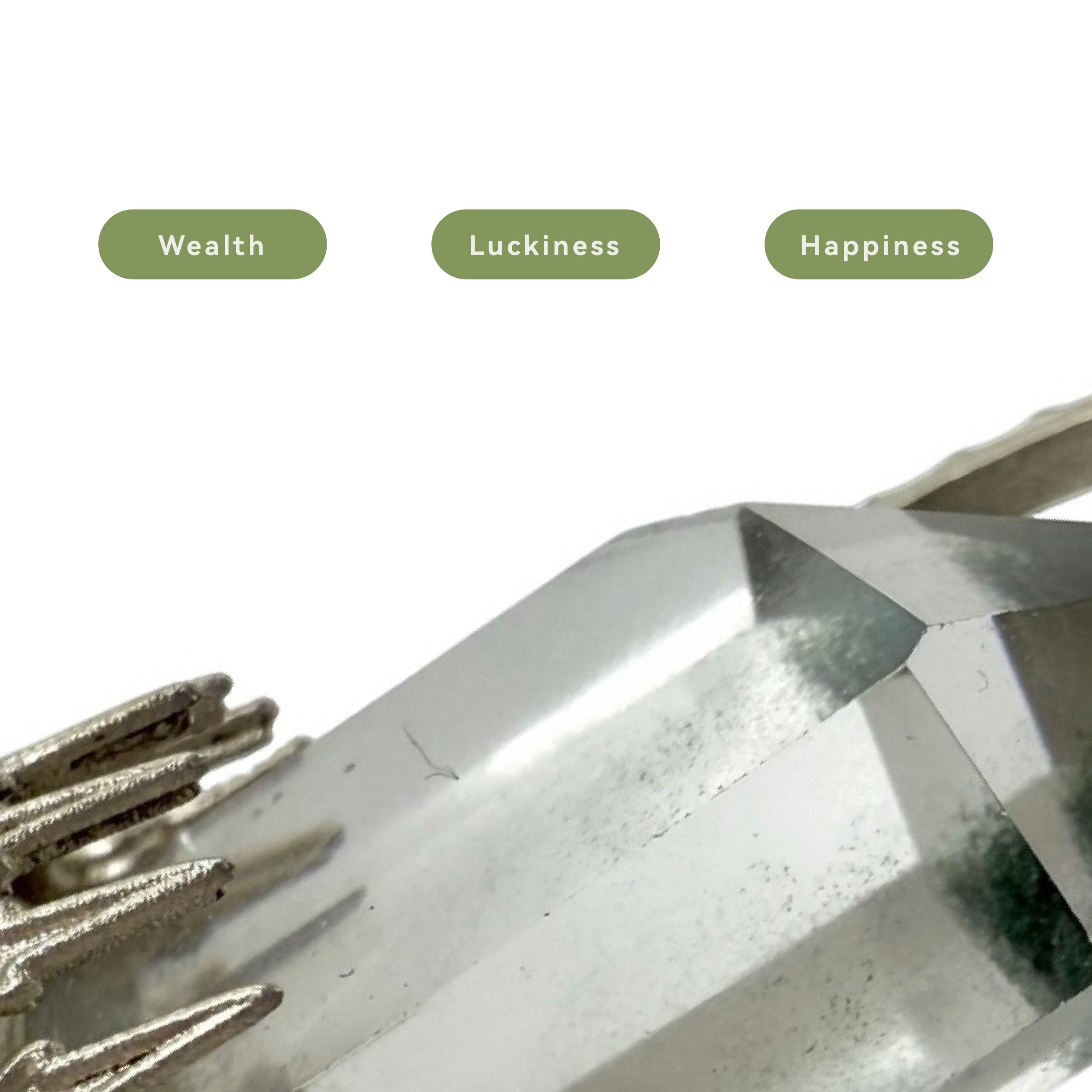 Shinecrys-Green phantom quartz pedant