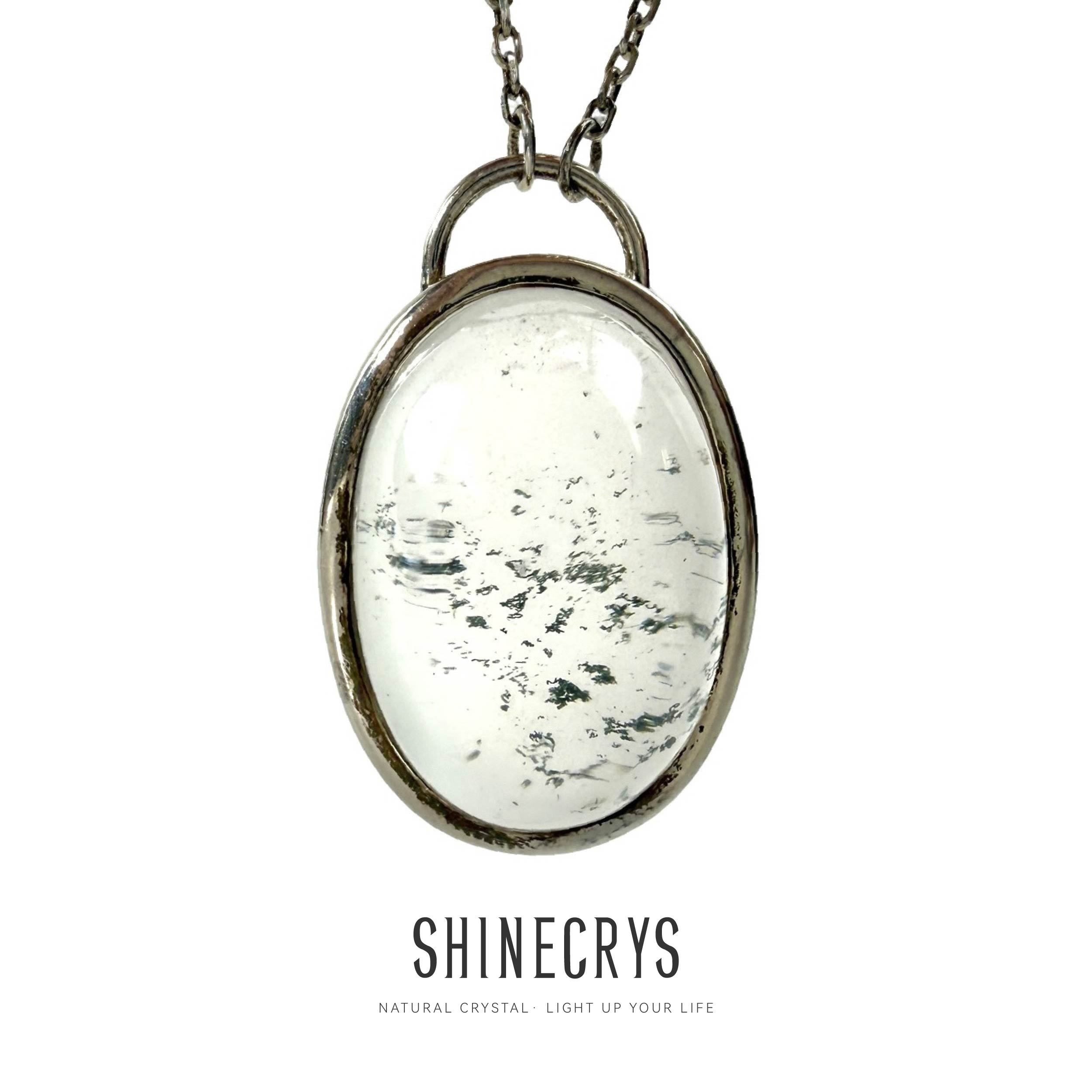 Shinecrys-phantom quartz pedant