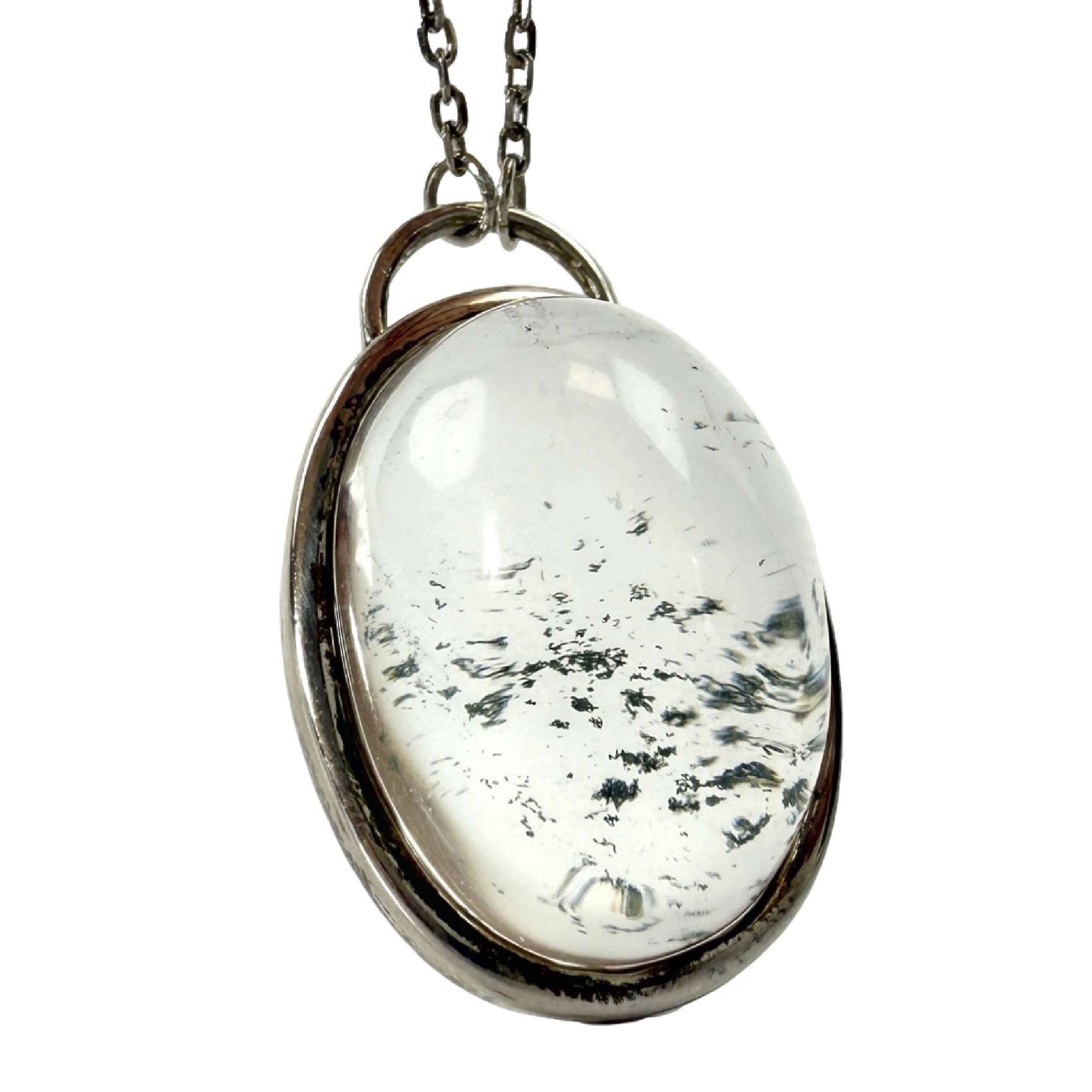 Shinecrys-phantom quartz pedant