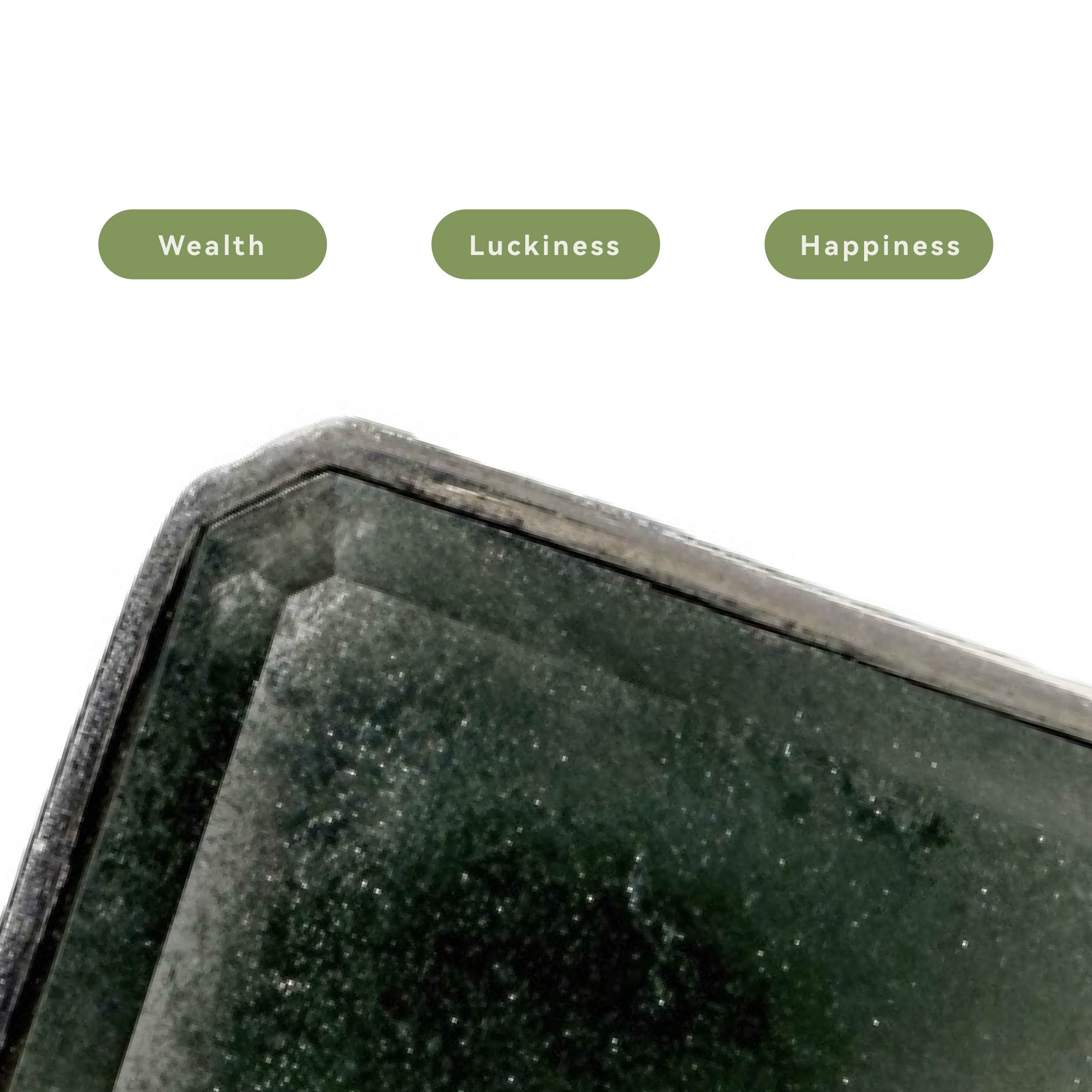 Shinecrys-green phantom quartz pedant