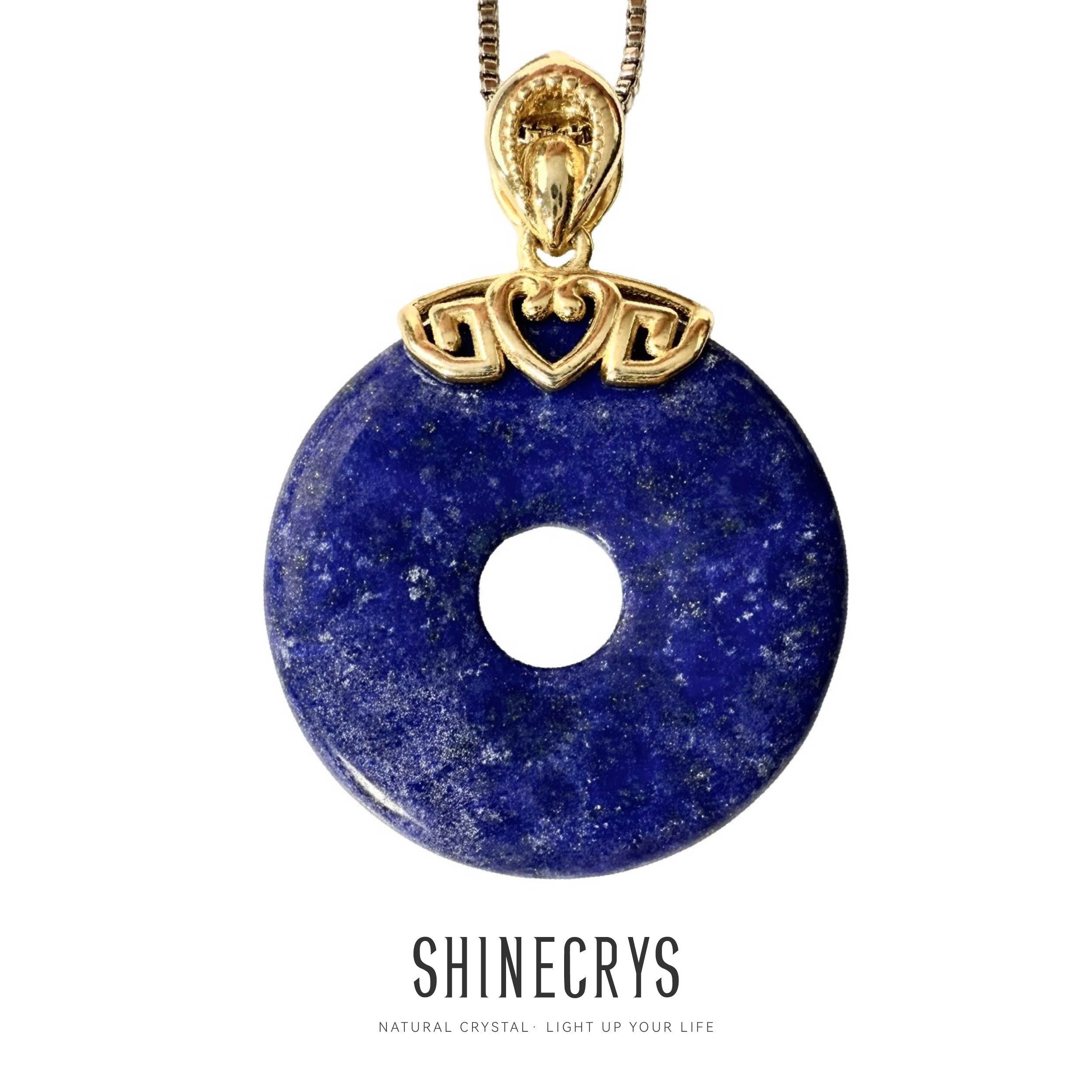 Shinecrys-Lapis lazuli pendant