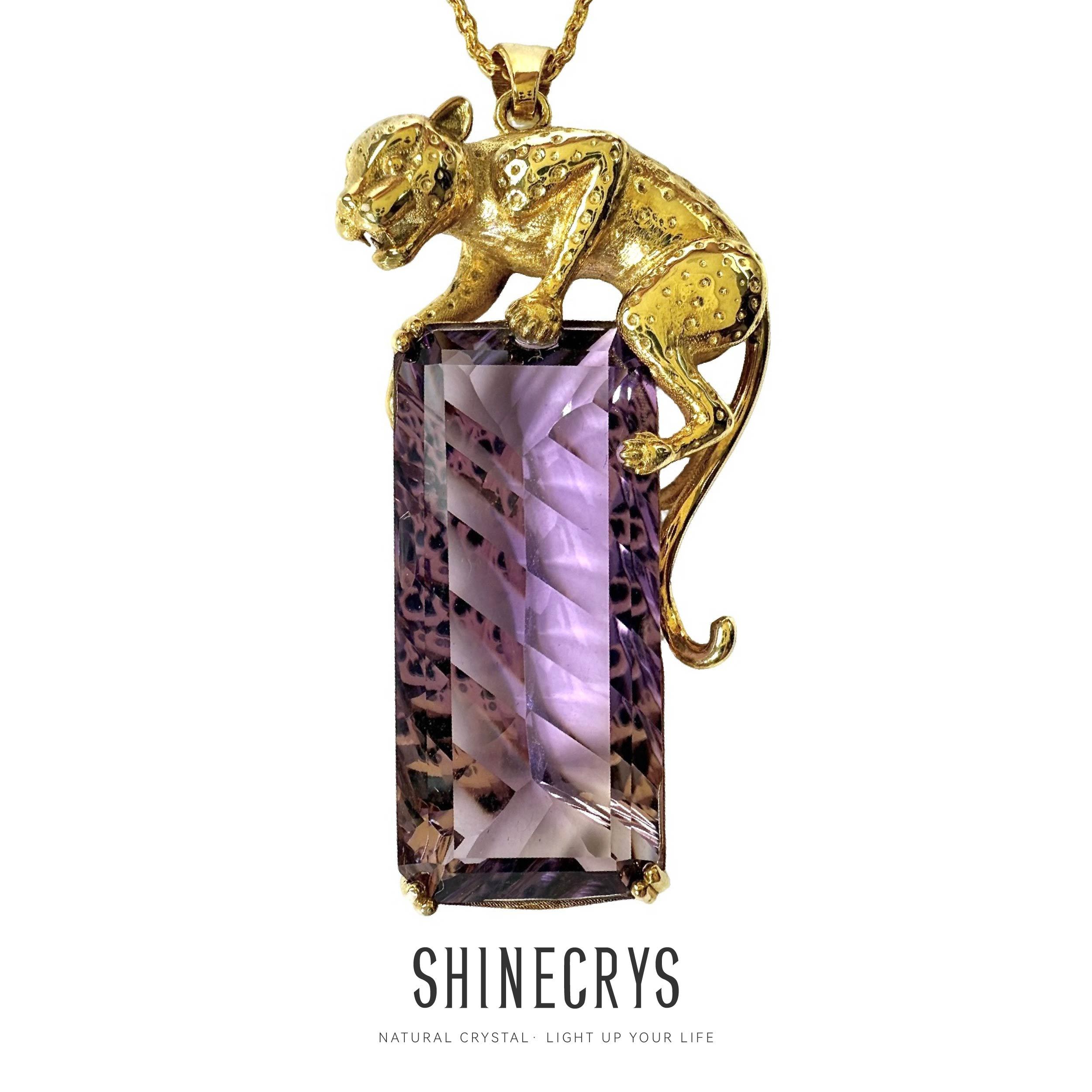 Shinecrys- amethyst pendent