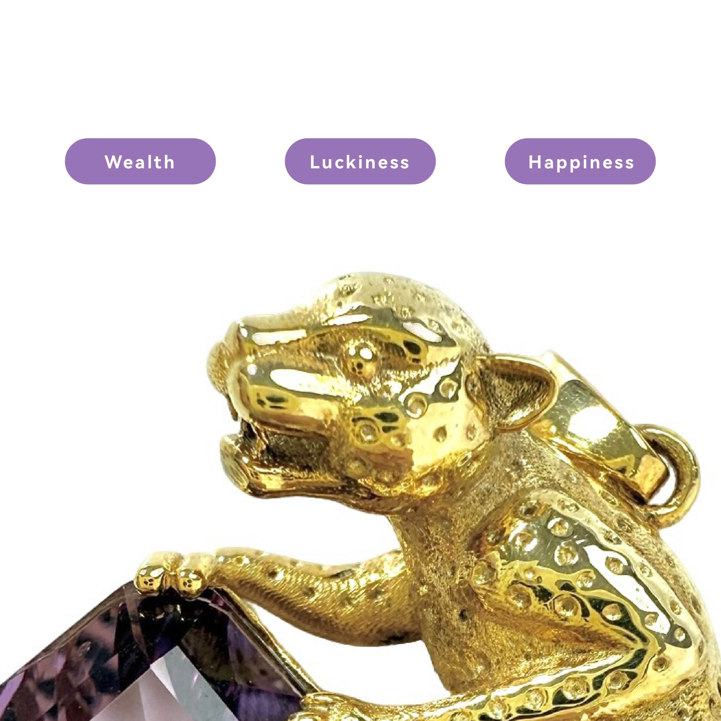 Shinecrys- amethyst pendent