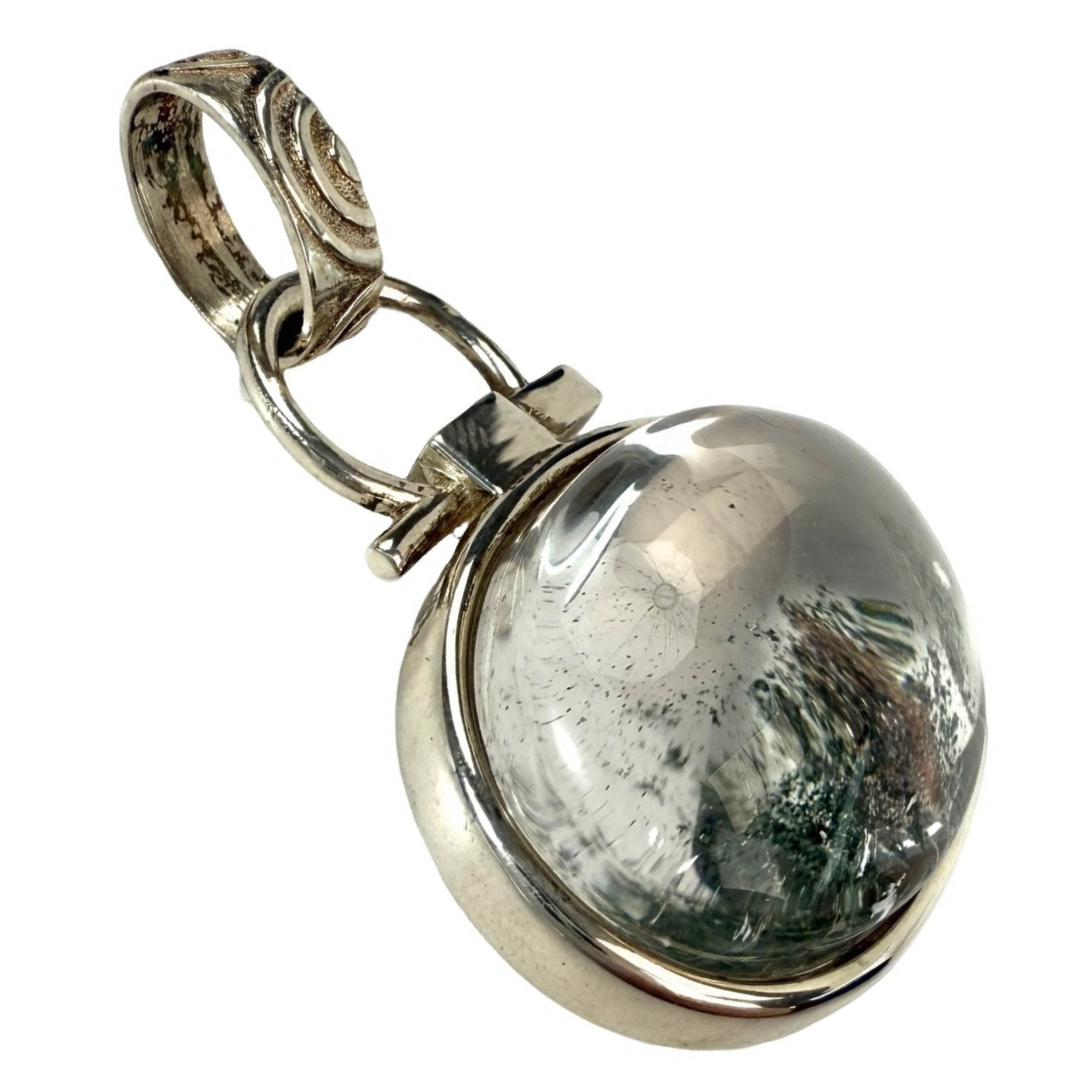 Shinecrys-green phantom quartz pedant