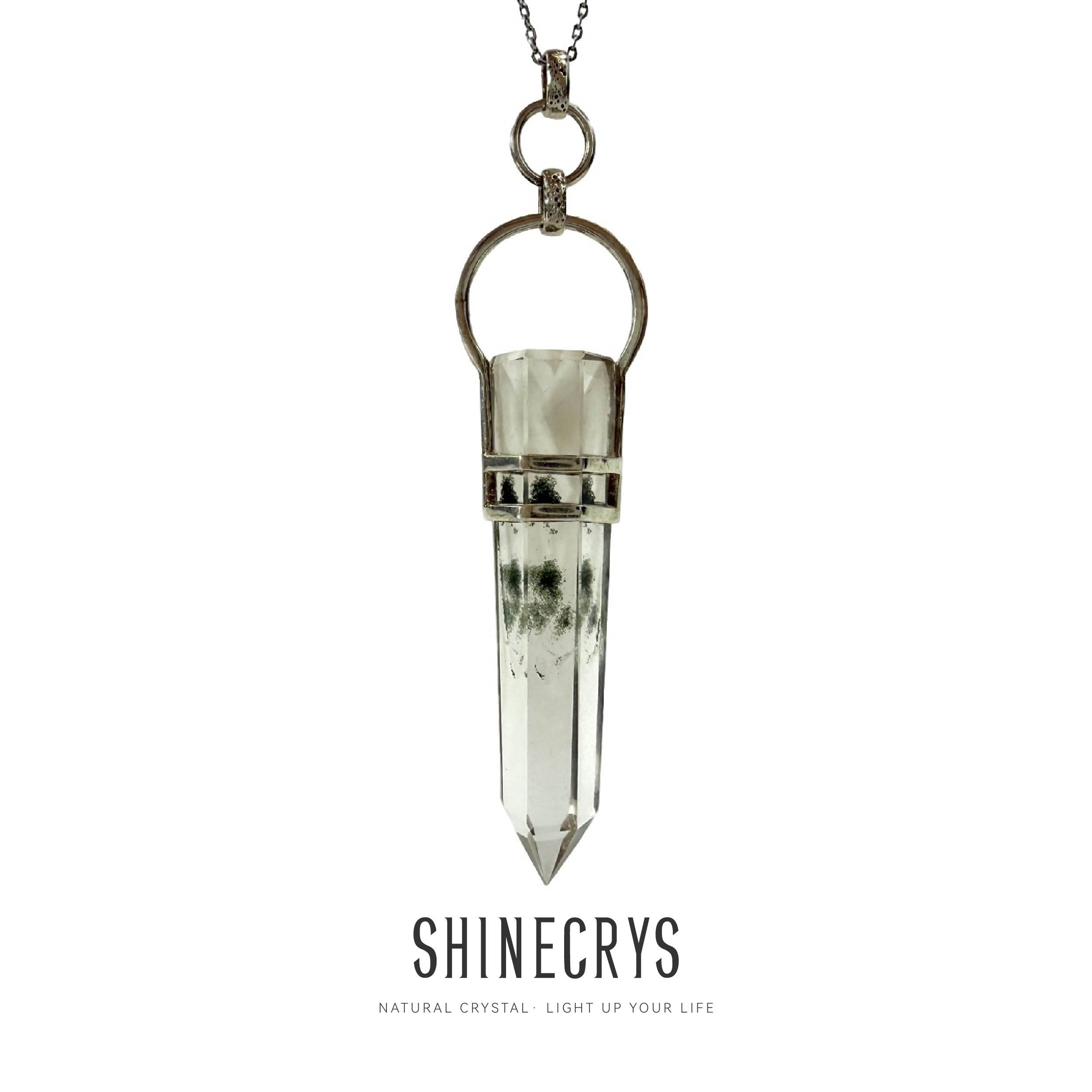 Shinecrys- phantom quartz pedant
