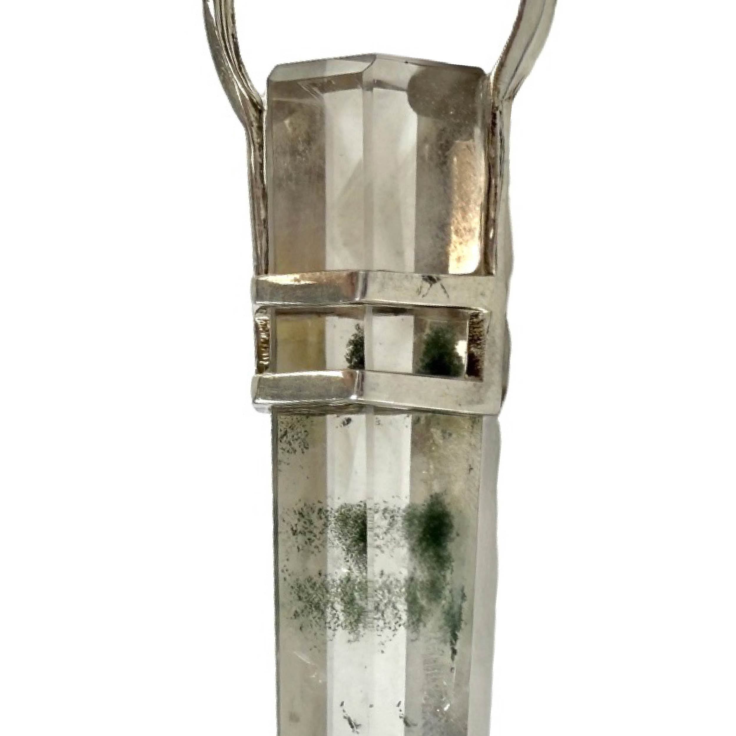 Shinecrys- phantom quartz pedant