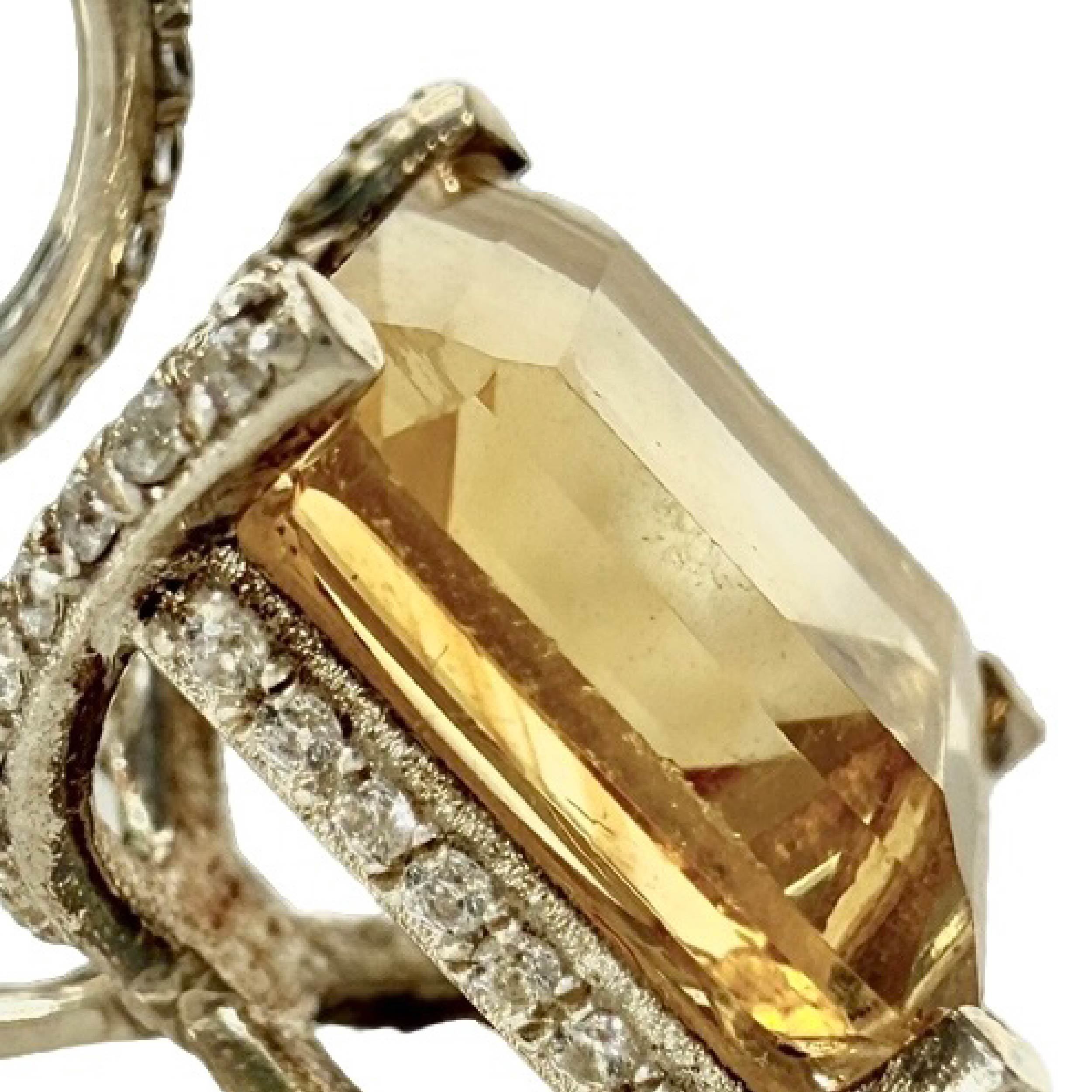 Shinecrys- citrine  pendant