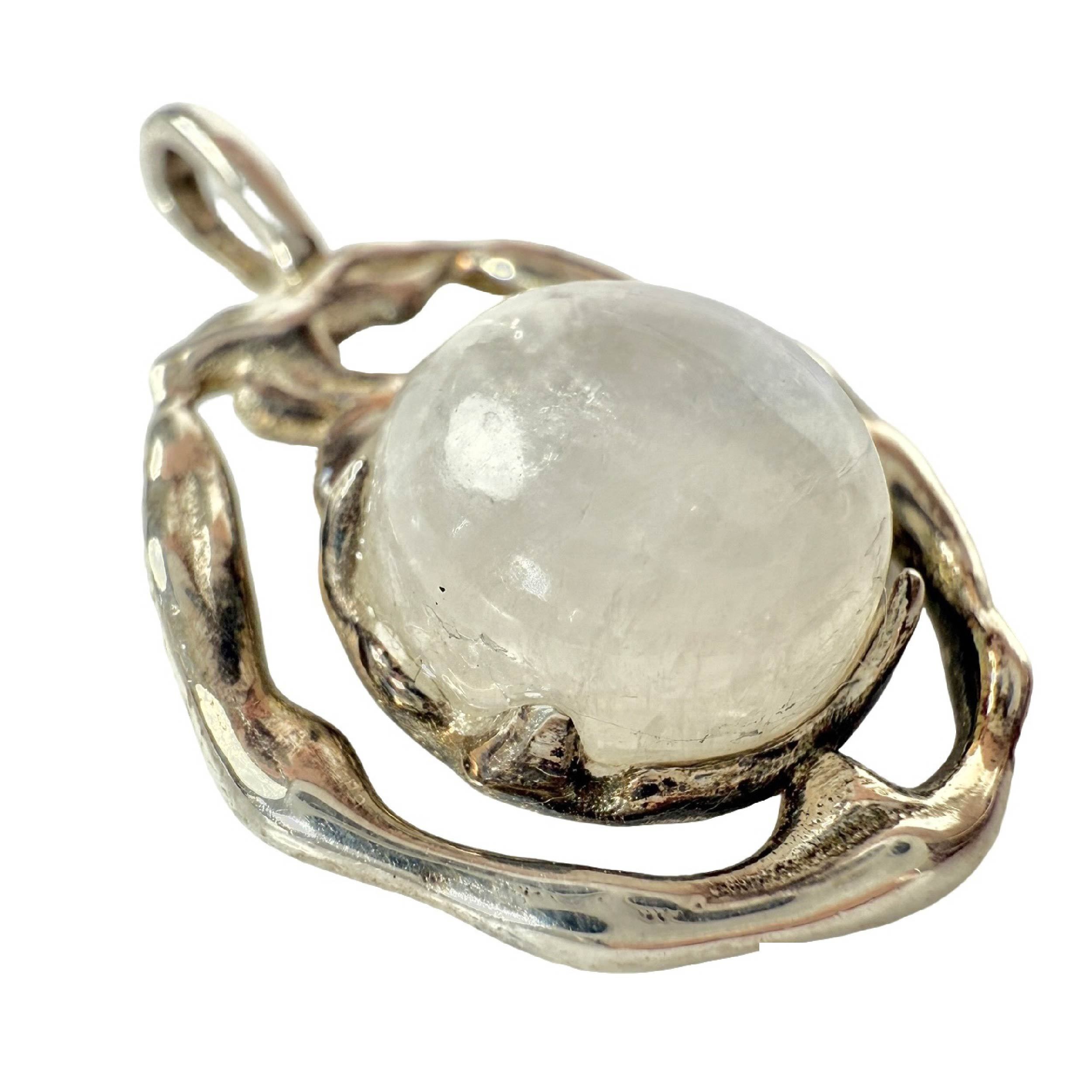 Shinecrys --  moonstone pendant