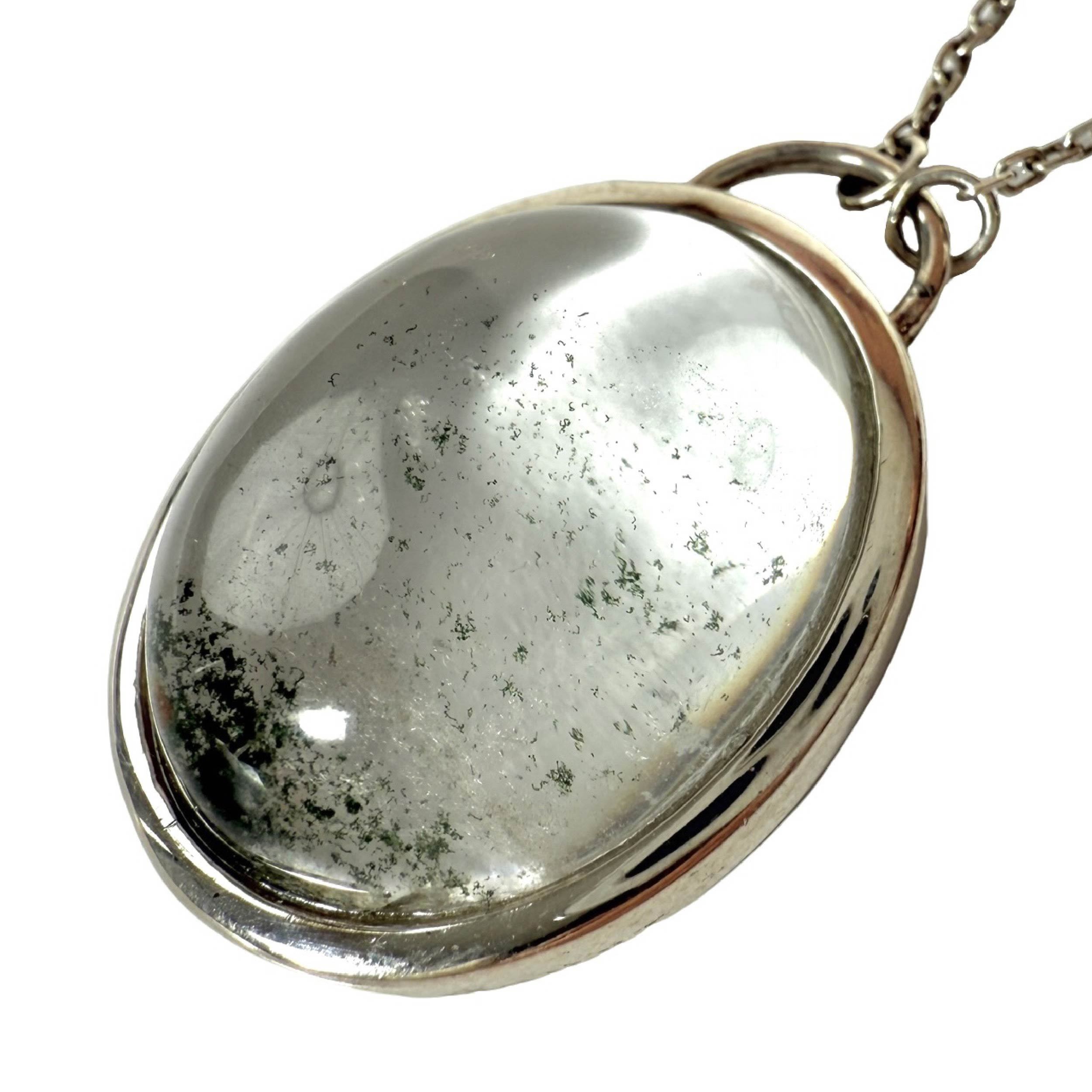 Shinecrys-phantom quartz pedant