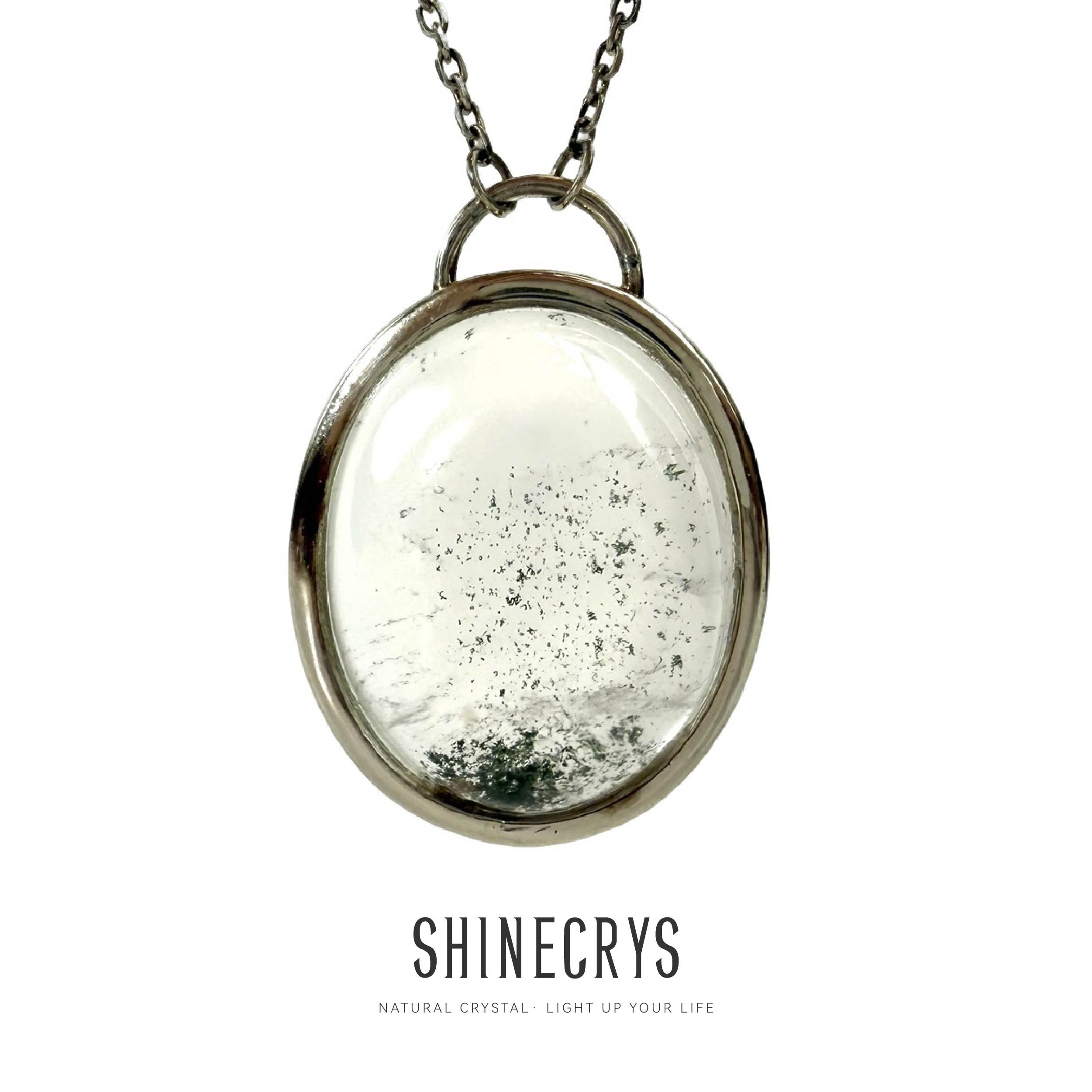 Shinecrys-phantom quartz pedant