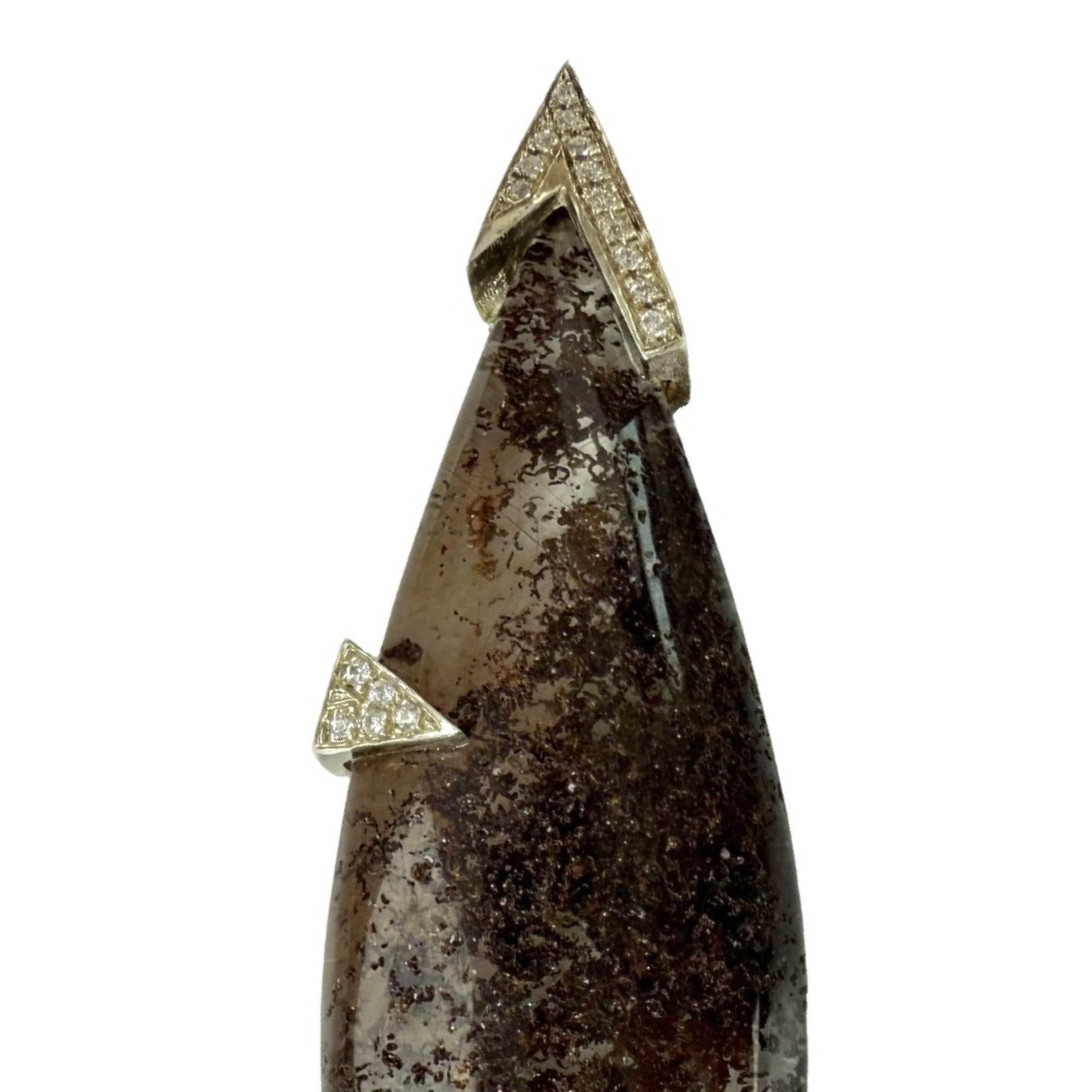 Shinecrys-phantom quartz pedant