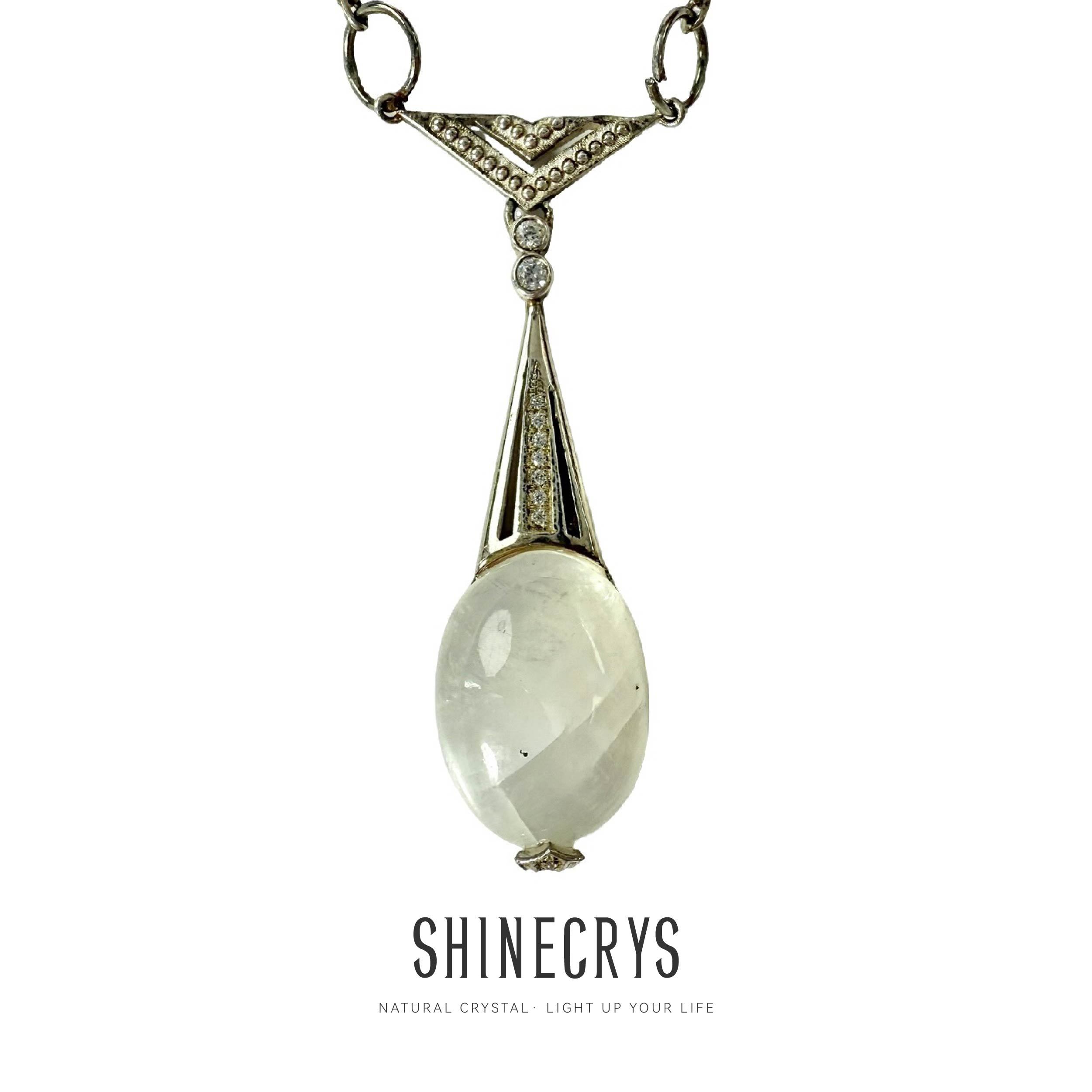 Shinecrys-moonstone pendant