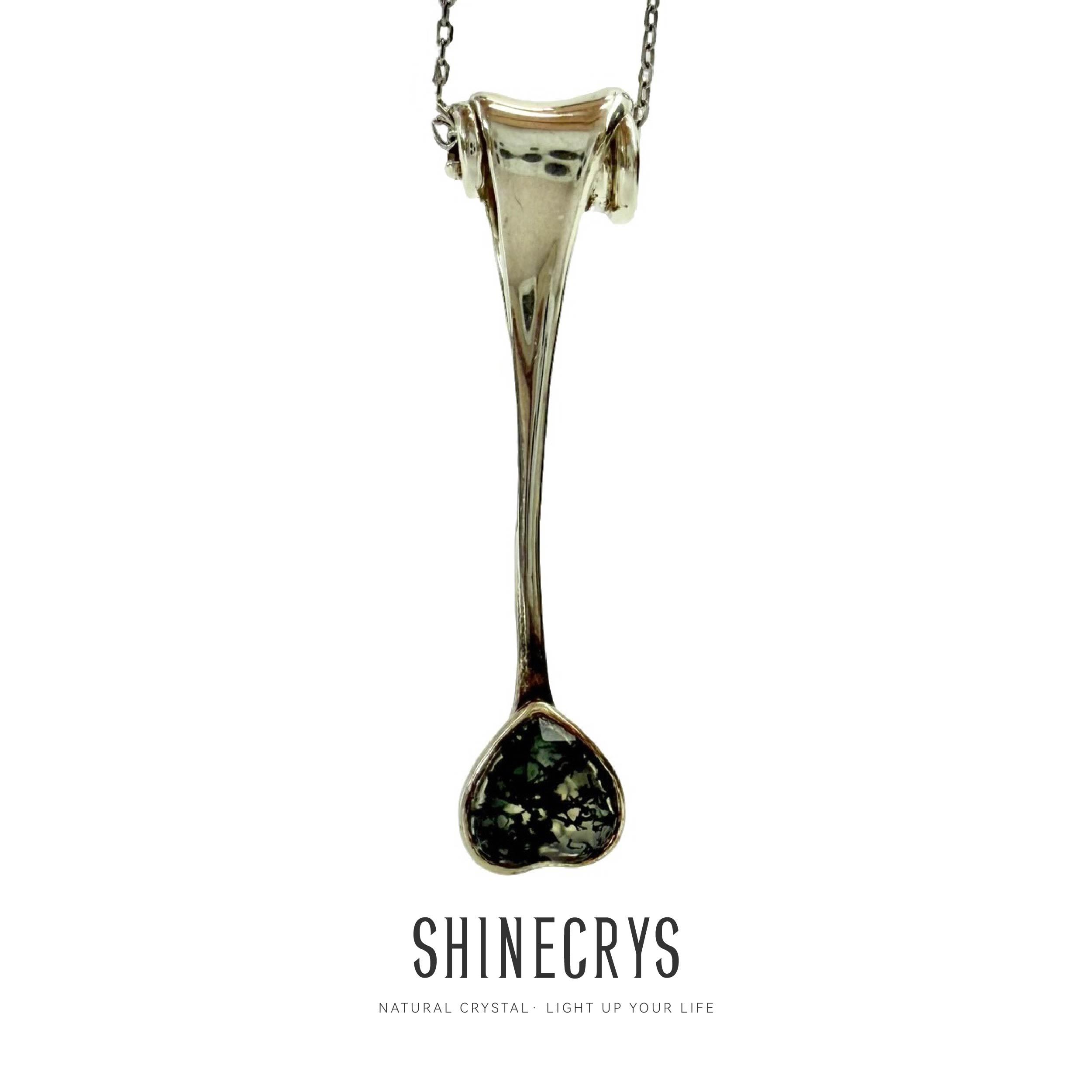 Shinecrys-Aquatic Agate pendant