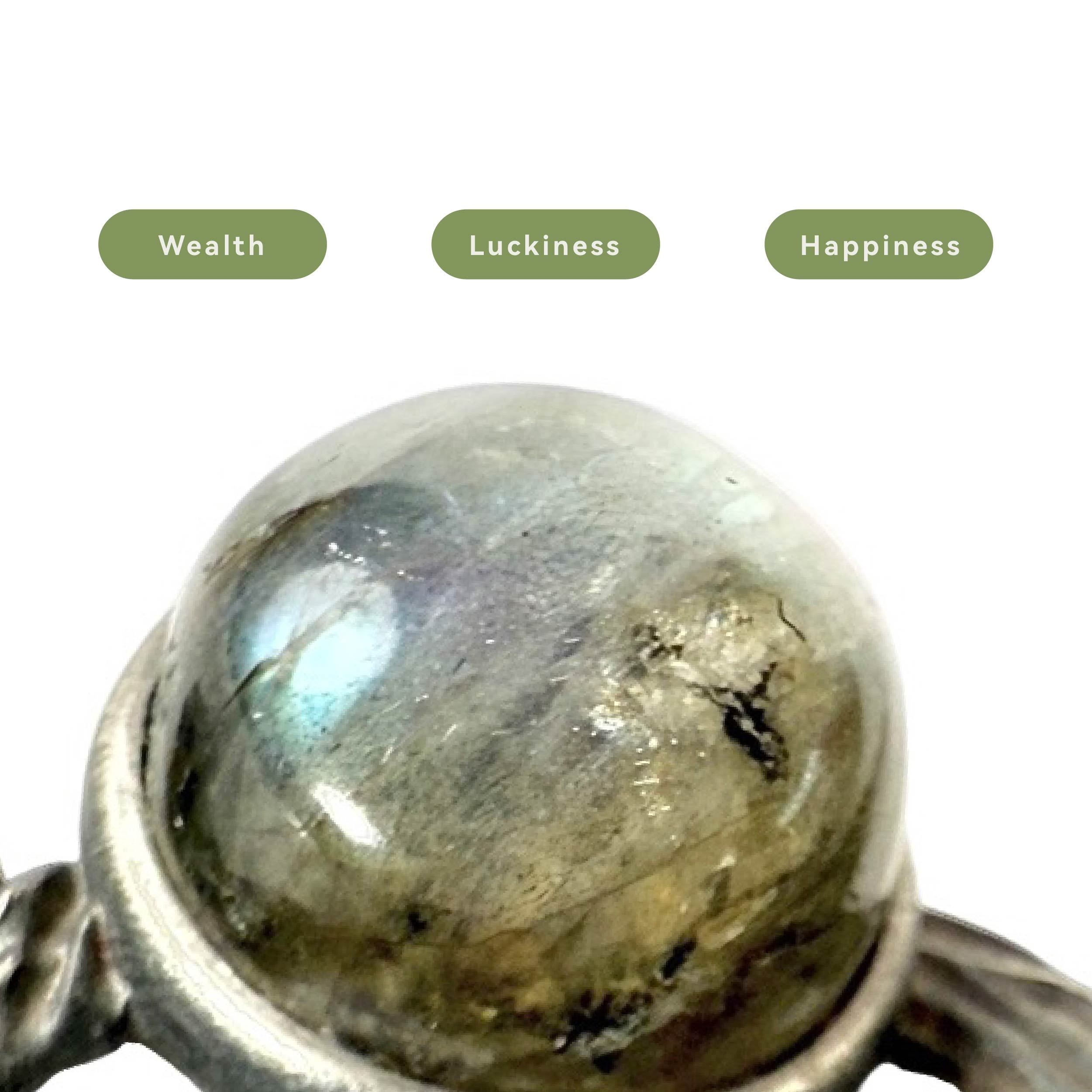 Shinecrys- labradorite  pendant